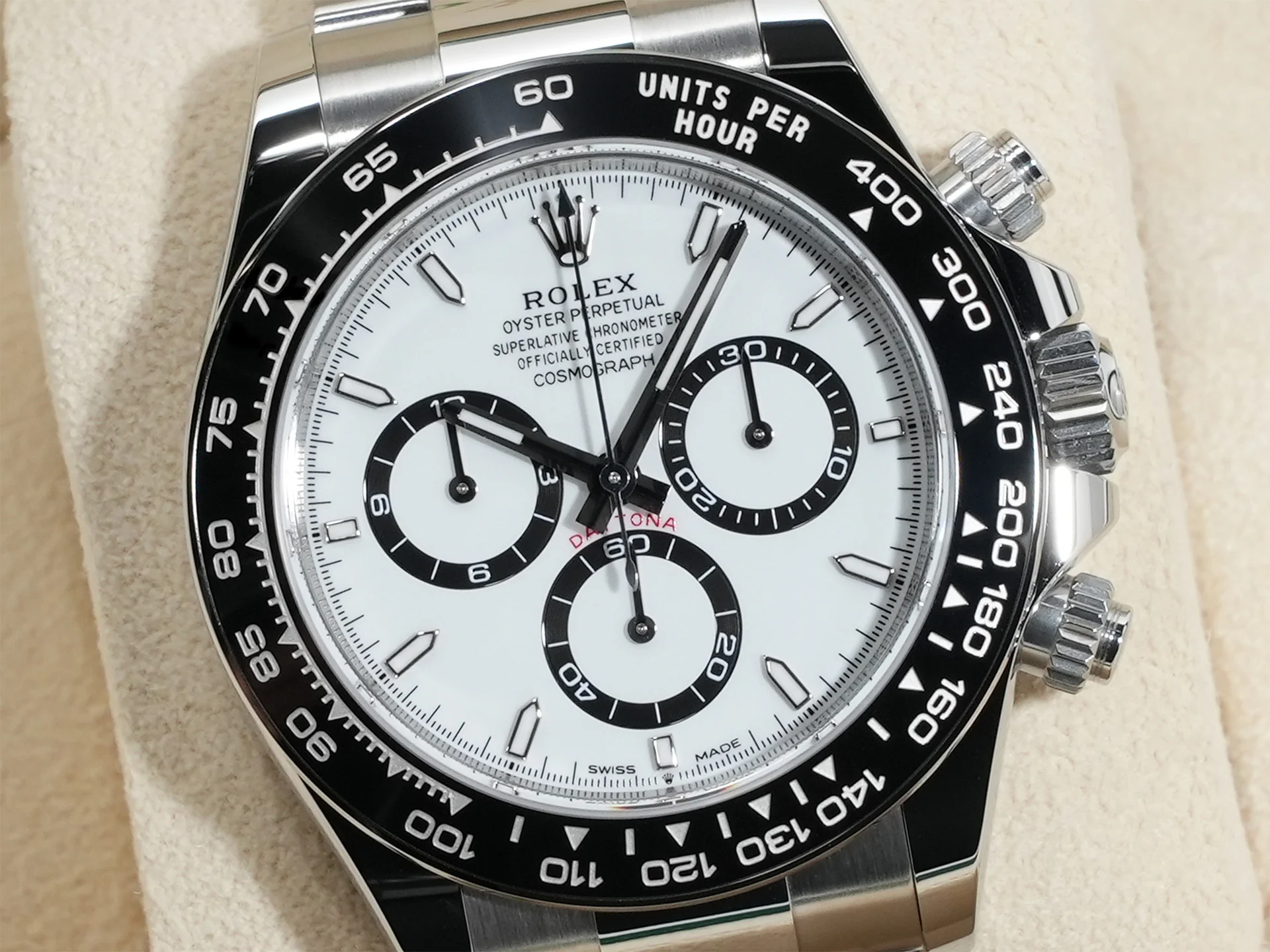 ロレックス デイトナ Ref.126500LN ステンレススチール ホワイト文字盤 - Image 3