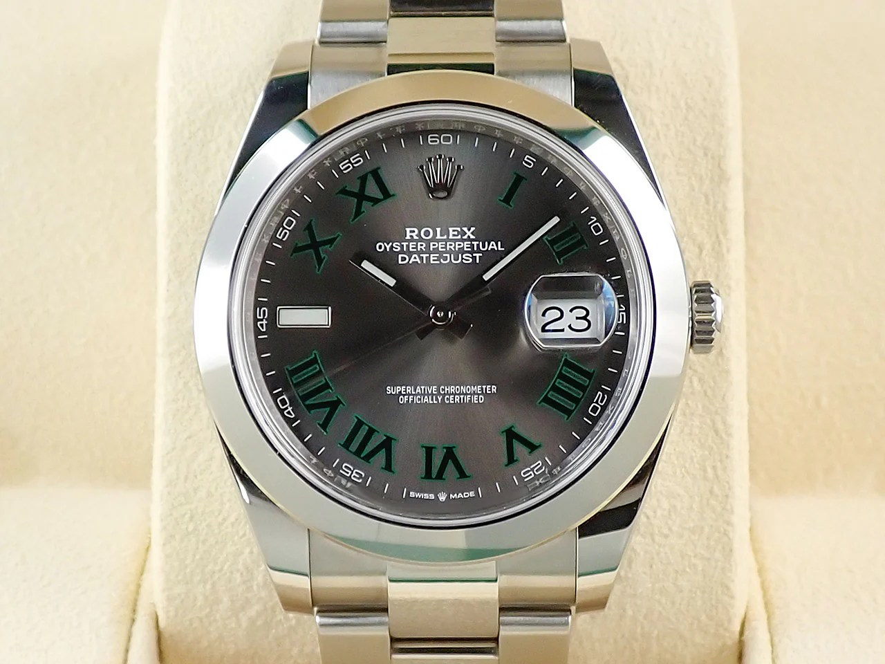 ロレックス デイトジャスト41 Ref.126300 ステンレススチール スレートローマン文字盤 オイスターブレスレット - Image 2