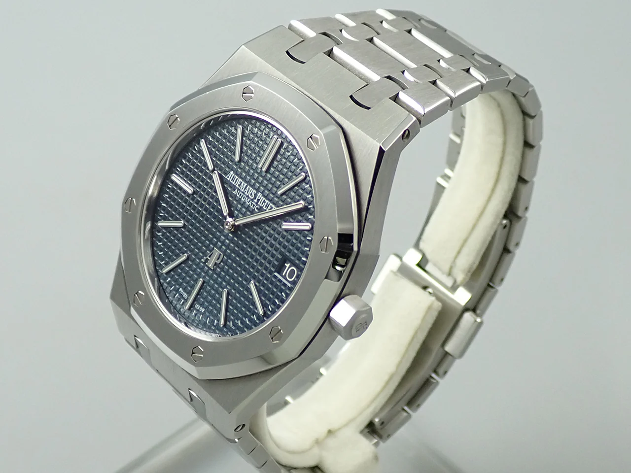 オーデマピゲ ロイヤルオーク エクストラ シン Ref.15202ST.OO.1240ST.01.A ステンレススチール ブルー文字盤 - Image 5