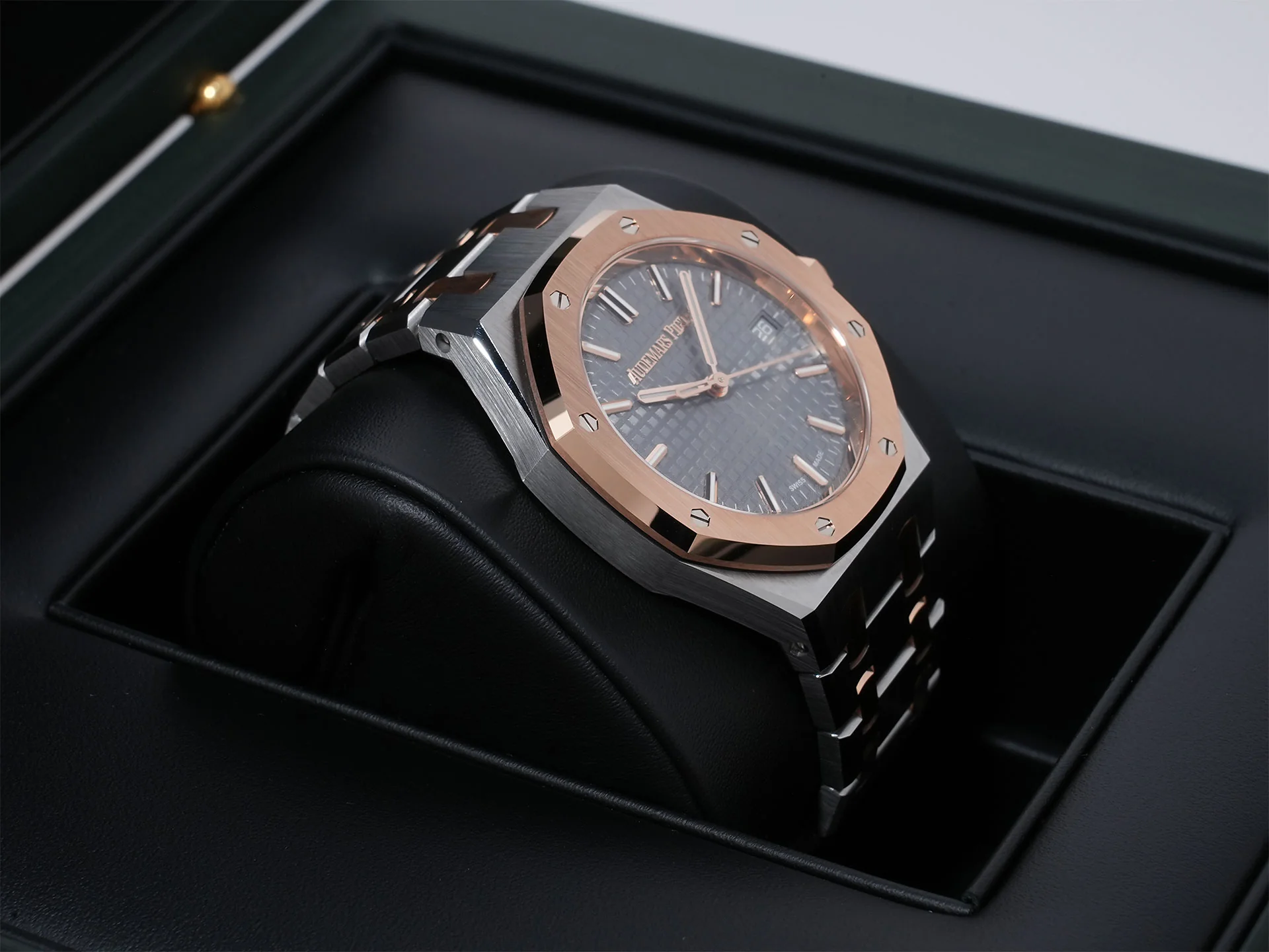 オーデマピゲ ロイヤルオーク Ref.77450SR.OO.1361SR.03 ステンレススチール/ピンクゴールド グレー文字盤 - Image 5
