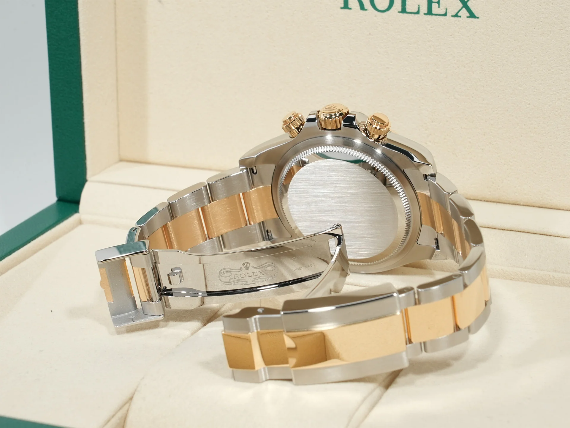ロレックス デイトナ Ref.126503G ステンレススチール/イエローゴールド ブラックxゴールデンx8Pダイヤ文字盤 - Image 7