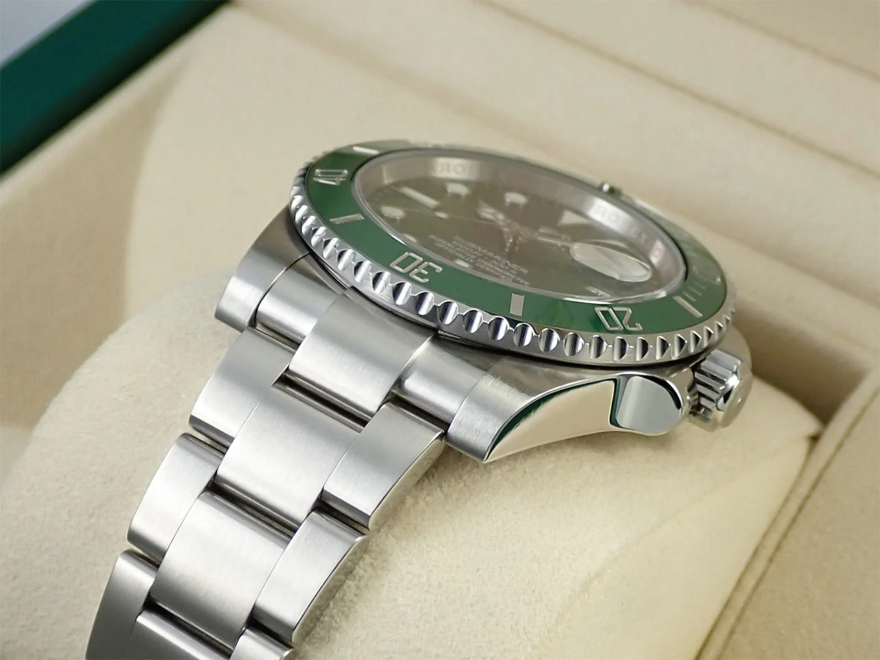 ロレックス サブマリーナー デイト Ref.116610LV ステンレススチール グリーン文字盤 - Image 6