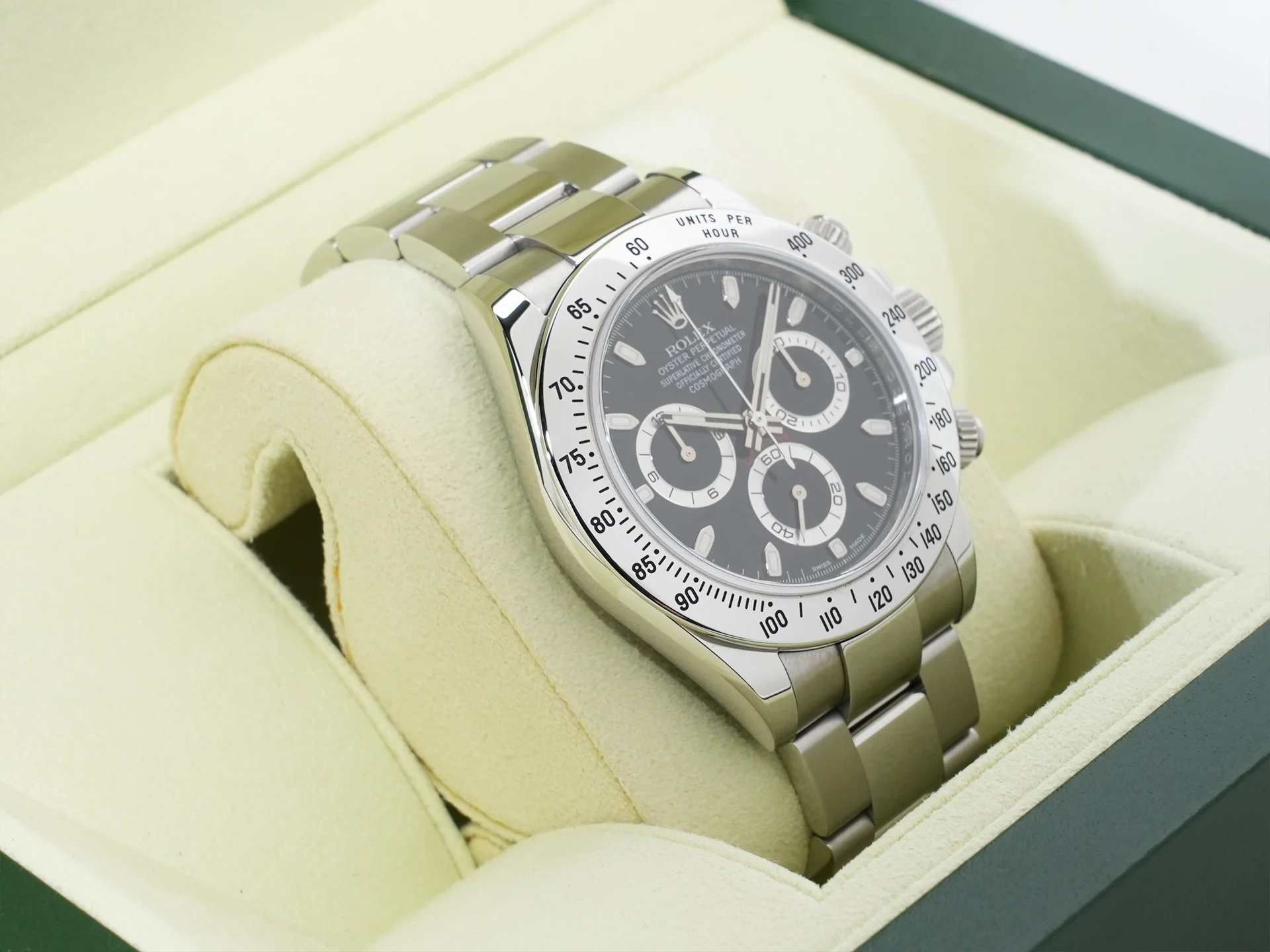 ロレックス デイトナ Ref.116520 ステンレススチール ブラック文字盤 美品 wh9ijr8s - Image 5