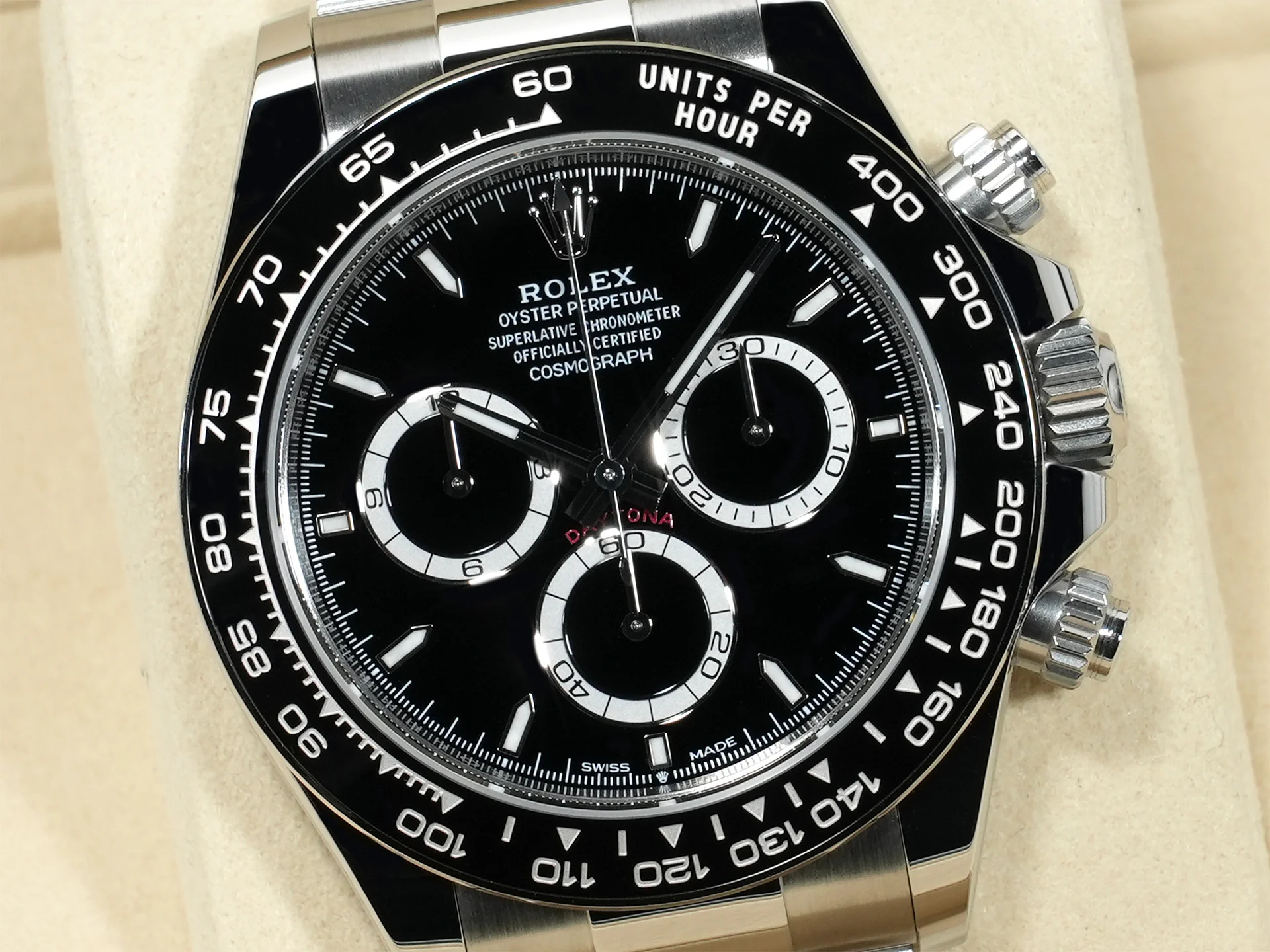 ロレックス デイトナ Ref.126500LN ステンレススチール ブラック文字盤 未使用 wnw7kvkz - Image 3