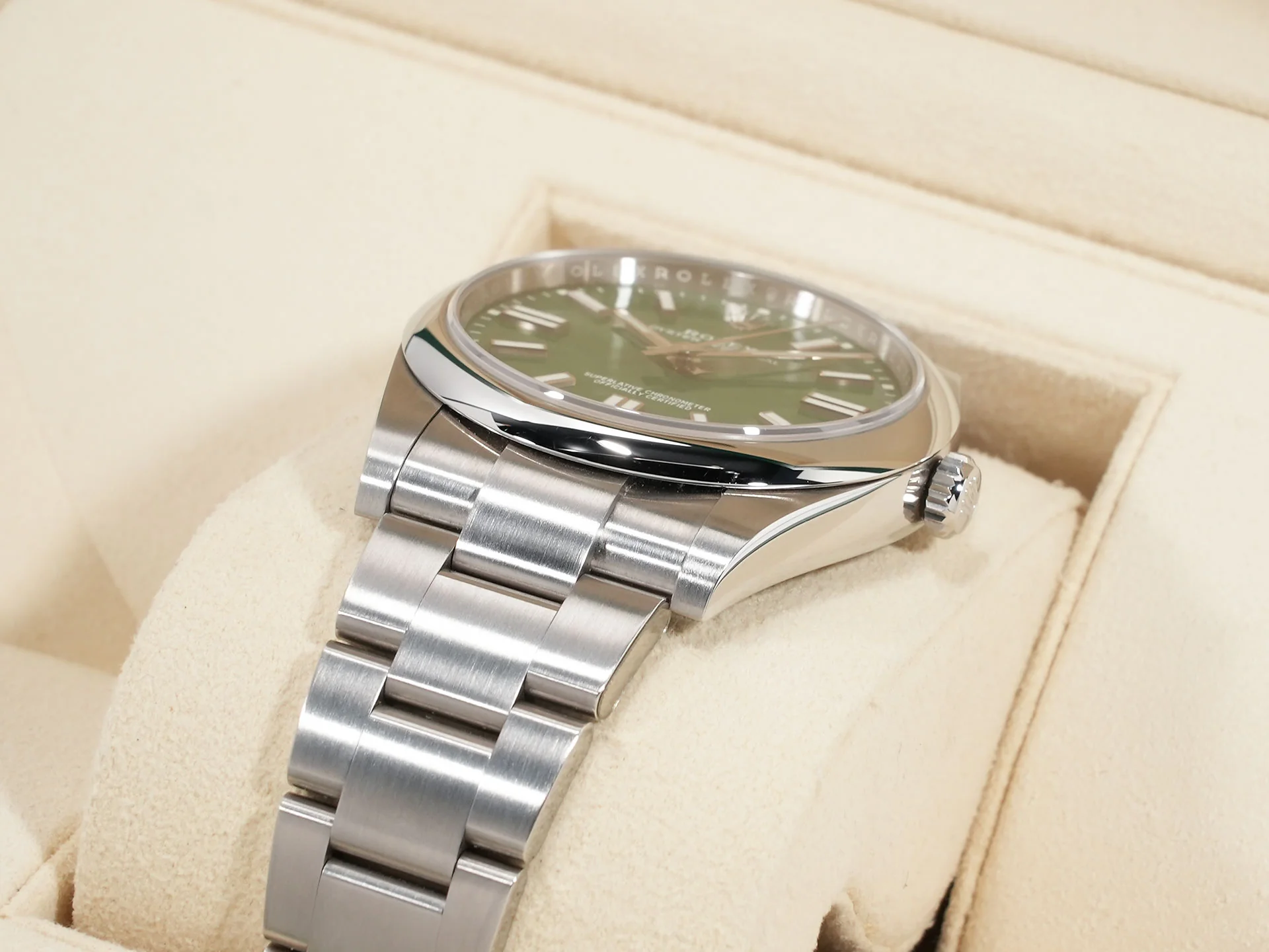 ロレックス オイスターパーペチュアル41 Ref.124300 ステンレススチール グリーン文字盤 - Image 6