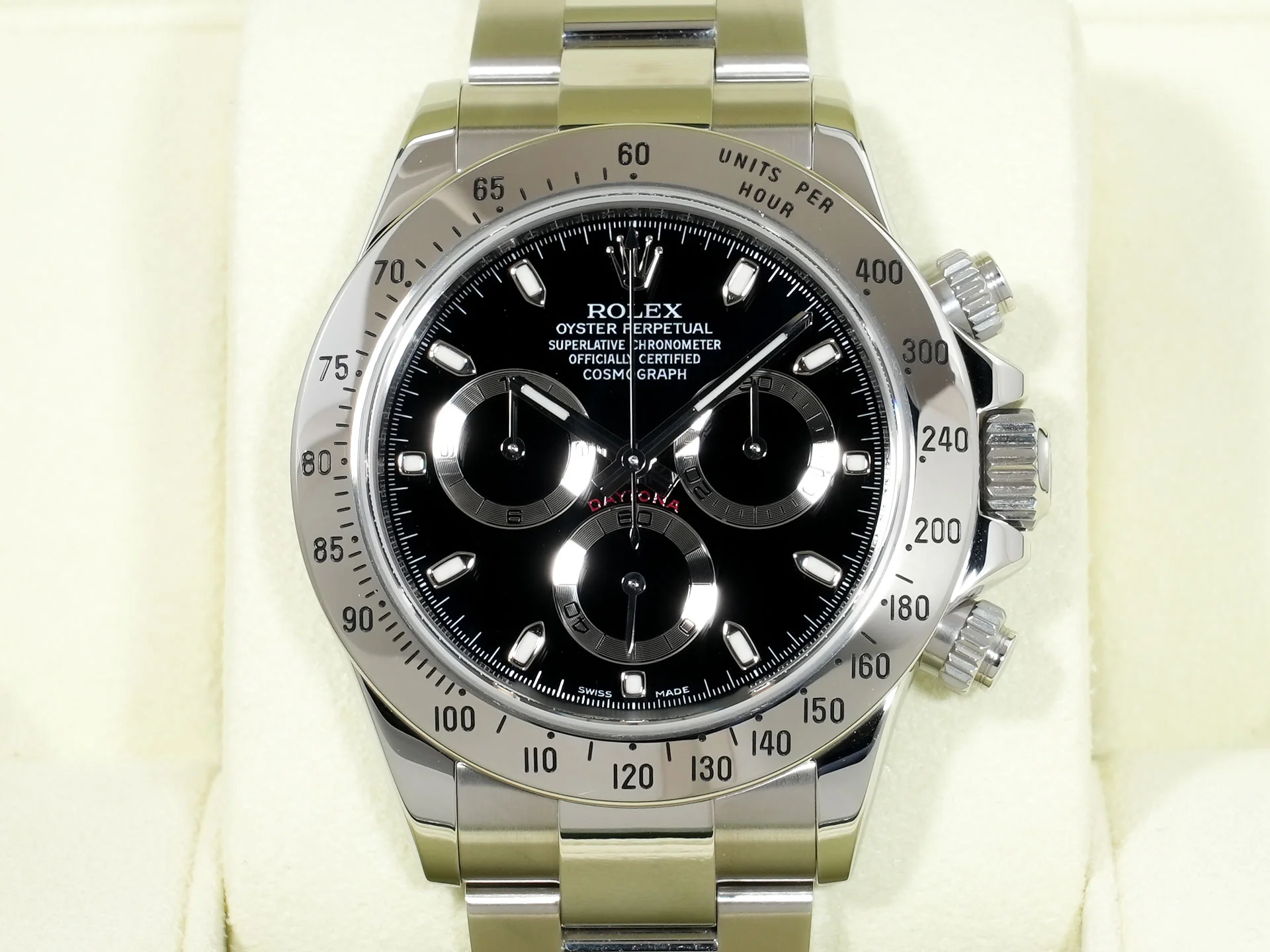 ロレックス デイトナ Ref.116520 ステンレススチール ブラック文字盤 美品 wpnaubku - Image 2