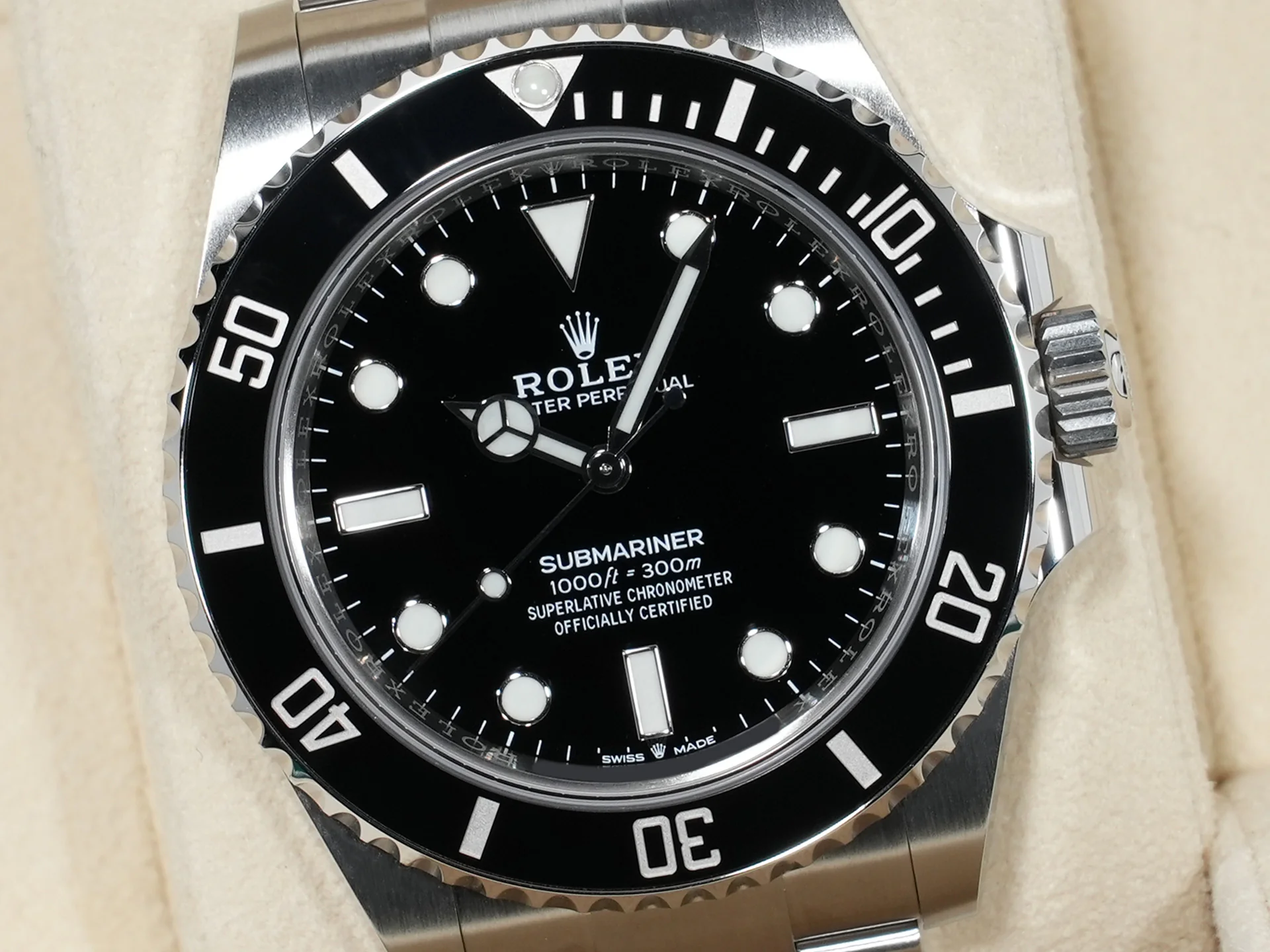 ロレックス サブマリーナー ノンデイト Ref.124060 ステンレススチール ブラック文字盤 中古 wpxd8nah - Image 3