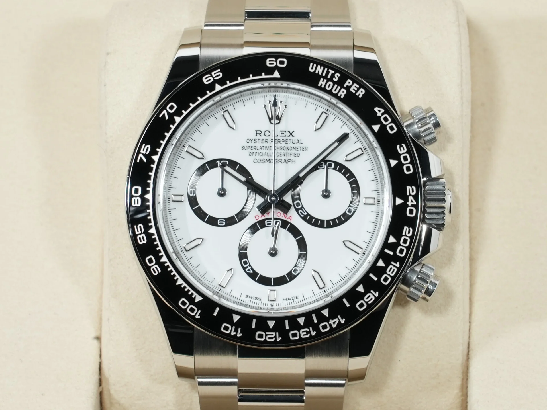 ロレックス デイトナ Ref.126500LN ステンレススチール ホワイト文字盤 - Image 2