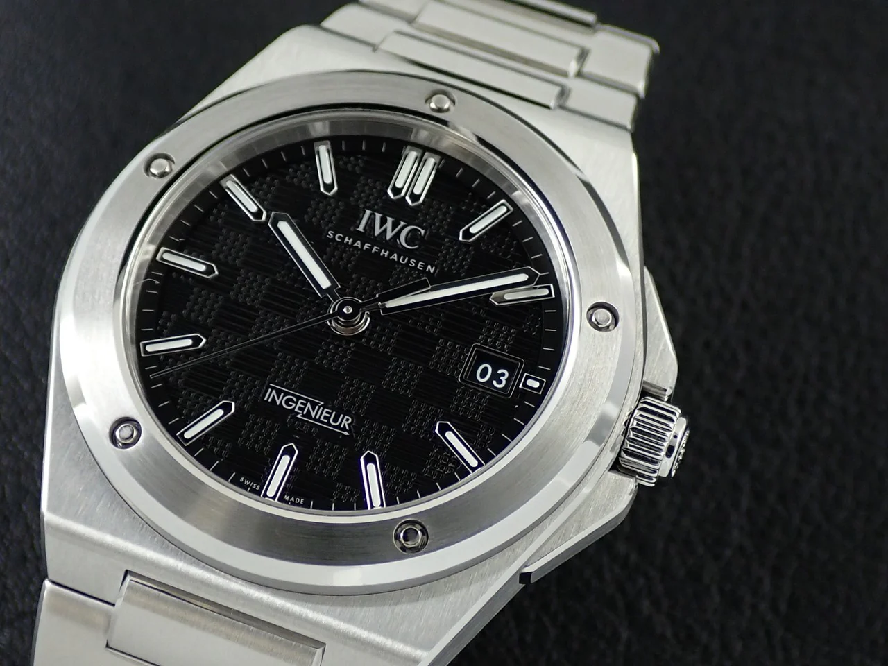 IWC インヂュニア オートマティック 40 Ref.IW328901 ブラック文字盤 極美品 WRC1S112 - Image 11