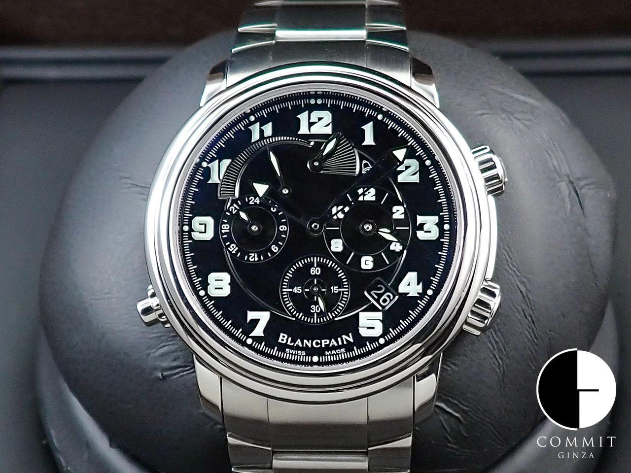 ブランパン レマン GMTアラーム Ref.2041-1130M-71 ブラック文字盤 中古 WSUT3K06