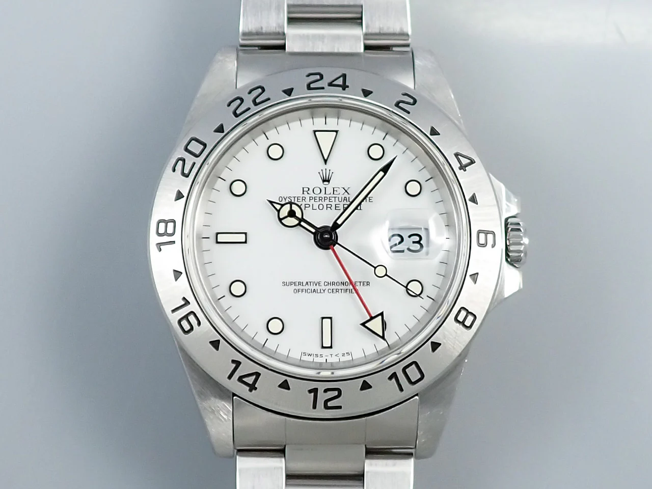 ロレックス エクスプローラーII Ref.16570 ステンレススチール ホワイト文字盤 - Image 2