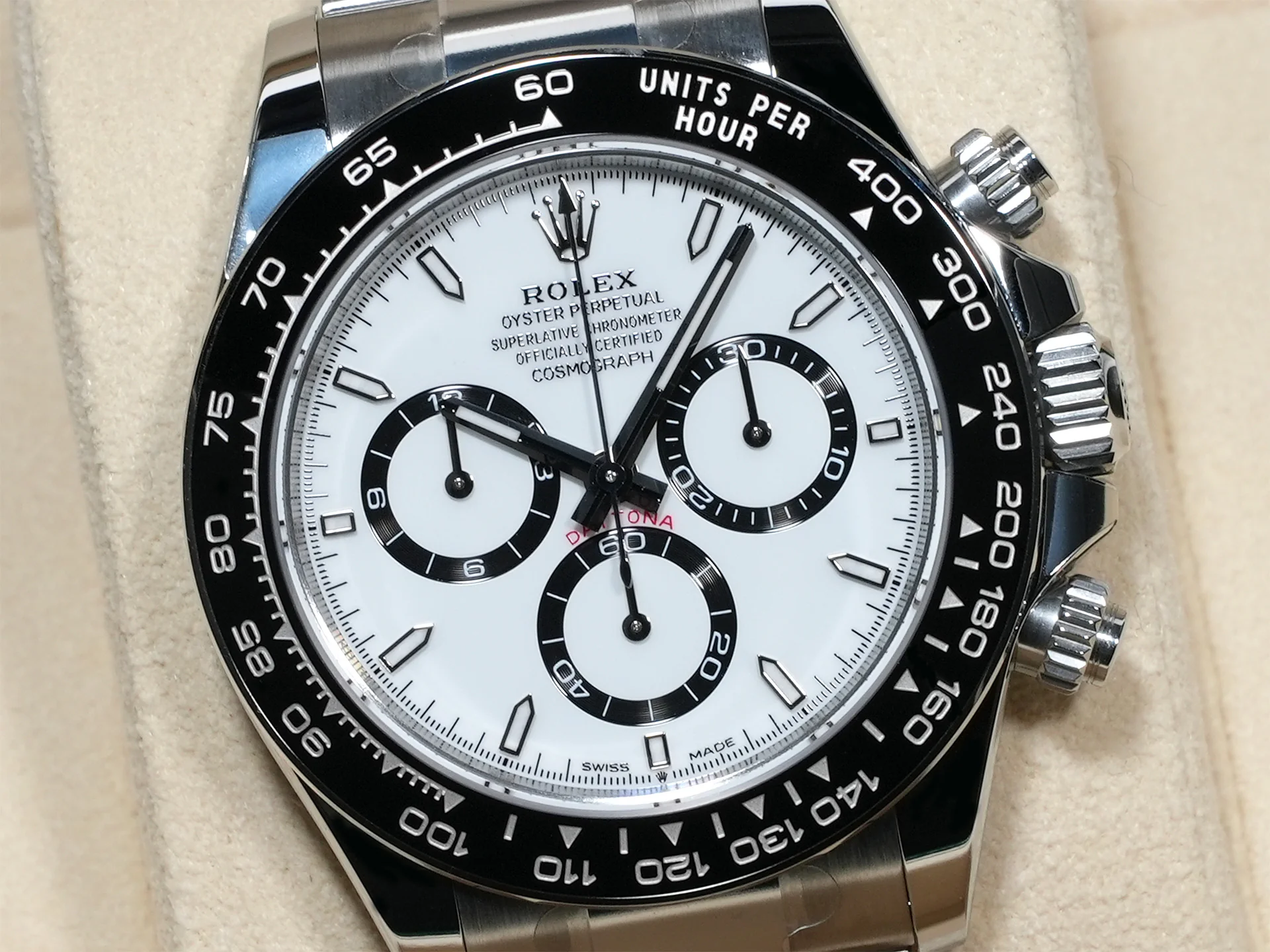 ロレックス デイトナ Ref.126500LN ステンレススチール ホワイト文字盤 - Image 3
