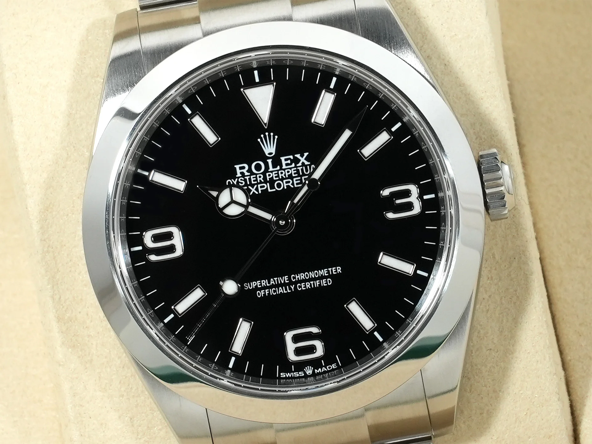 ロレックス エクスプローラー40 Ref.224270 ステンレススチール ブラック文字盤 オイスターブレスレット 未使用 wwokmeid - Image 3