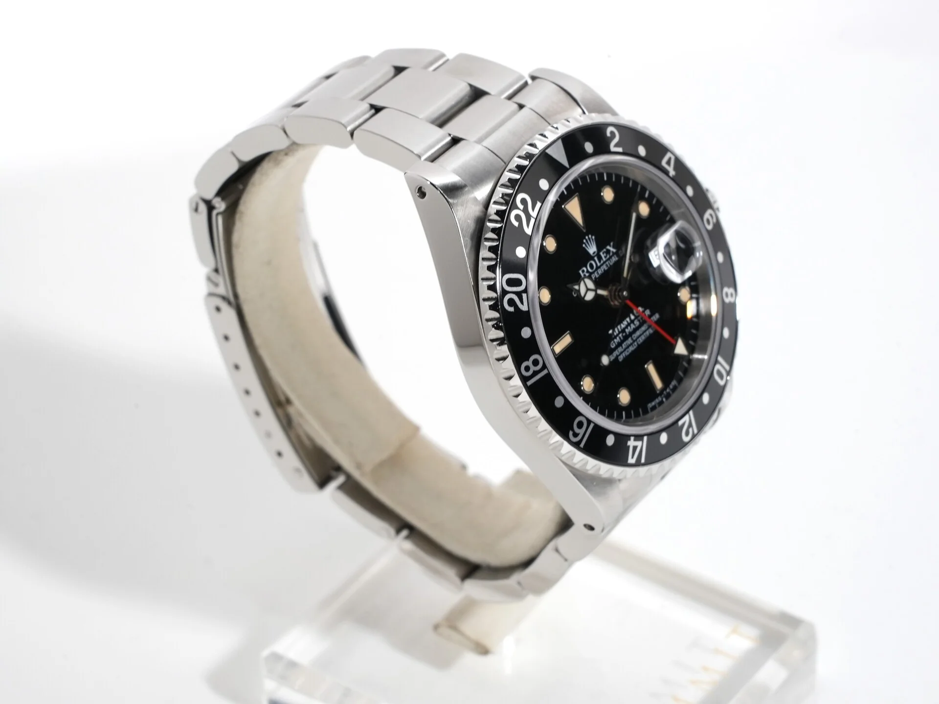 ロレックス GMTマスター Ref.16700 ステンレススチール ブラック文字盤 オイスターブレスレット - Image 5
