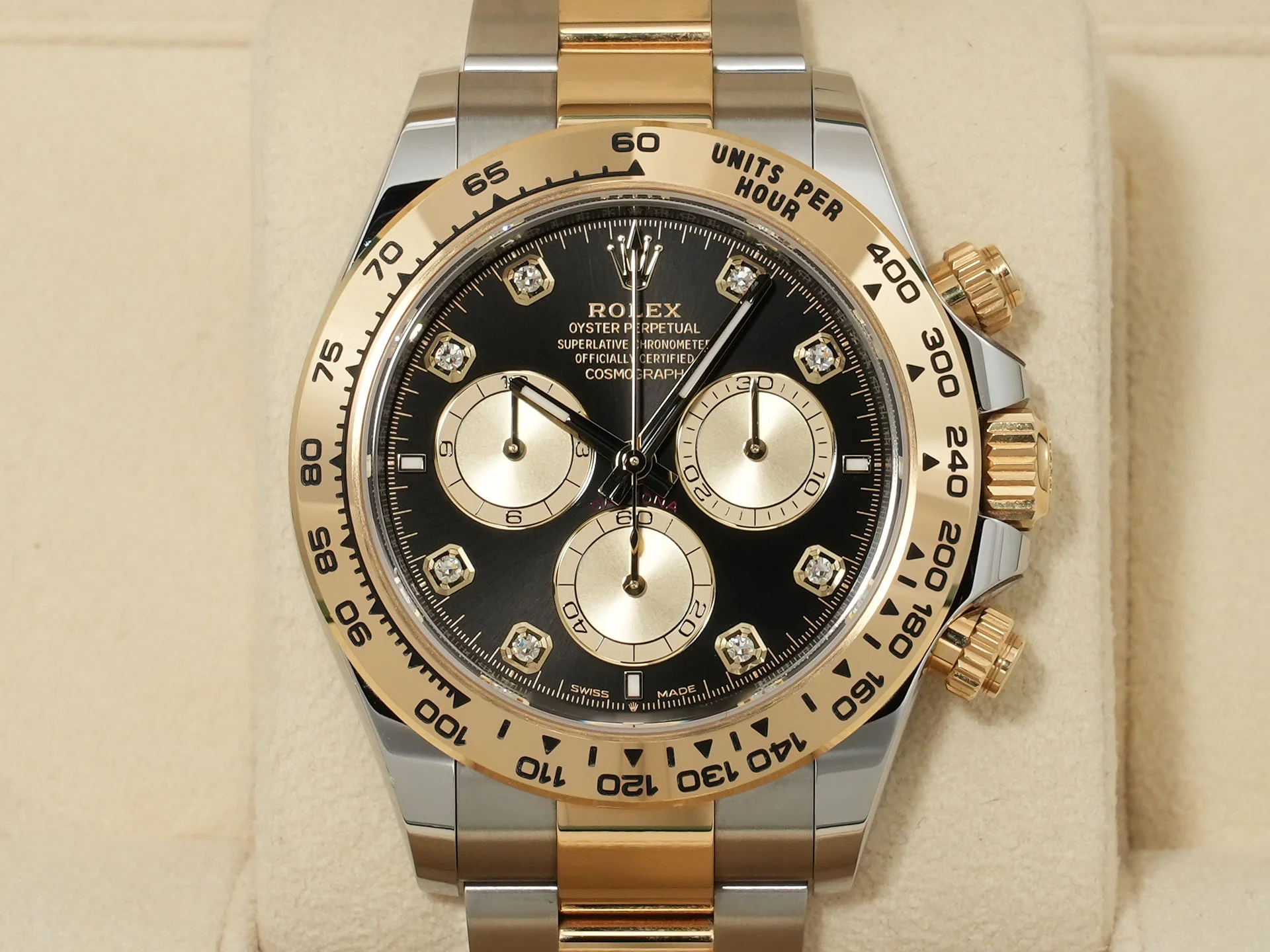 ロレックス デイトナ Ref.126503G ステンレススチール/イエローゴールド ブラックxゴールデンx8Pダイヤ文字盤 中古 wxiyhapz - Image 2