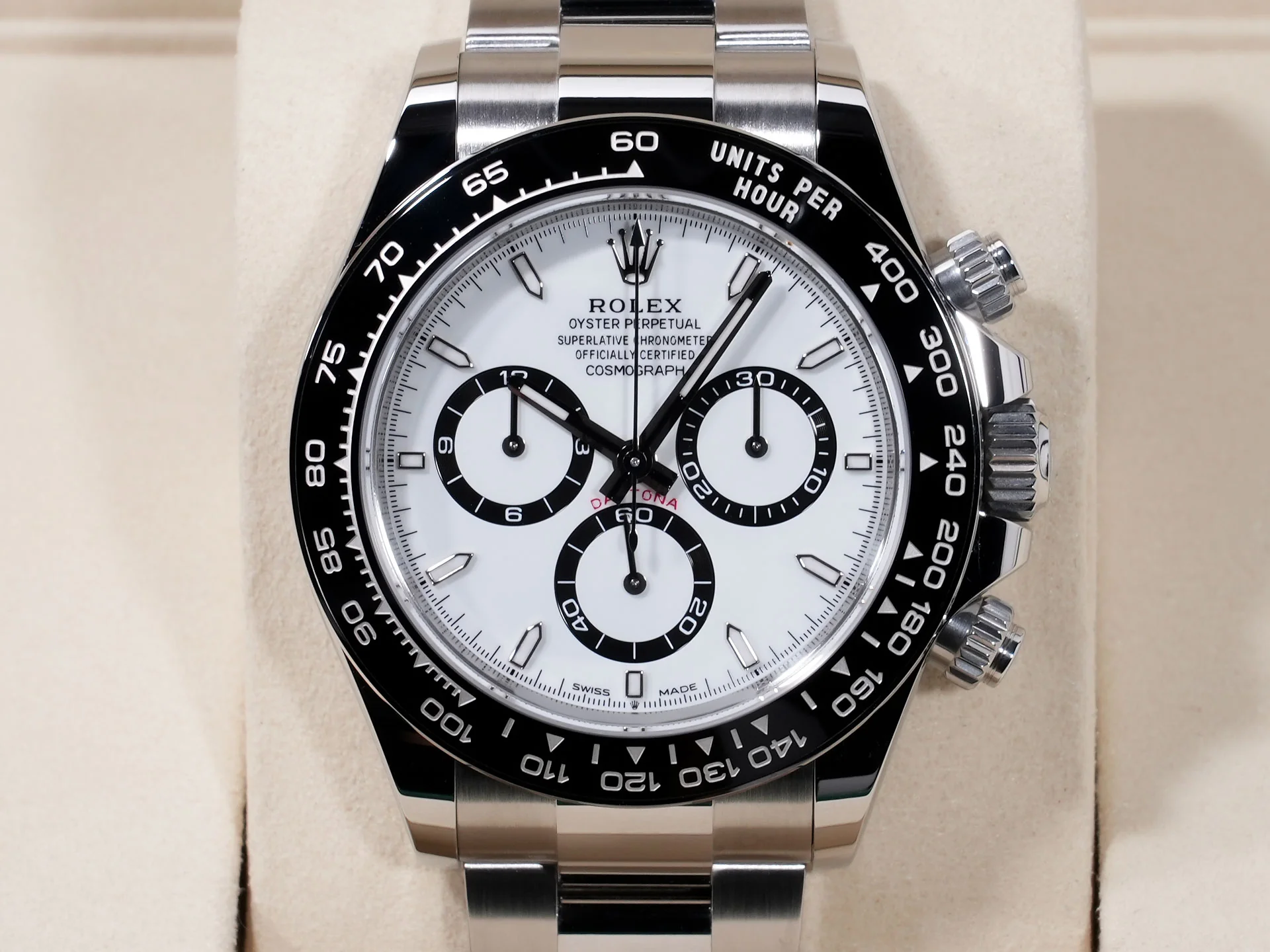 ロレックス デイトナ Ref.126500LN ステンレススチール ホワイト文字盤 - Image 2