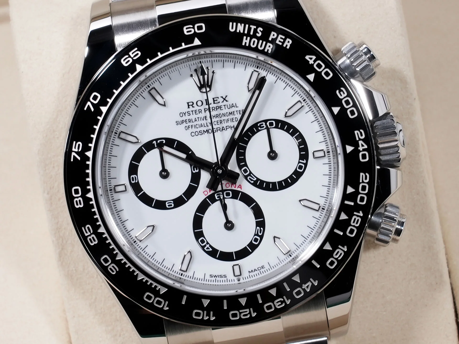 ロレックス デイトナ Ref.126500LN ステンレススチール ホワイト文字盤 - Image 3