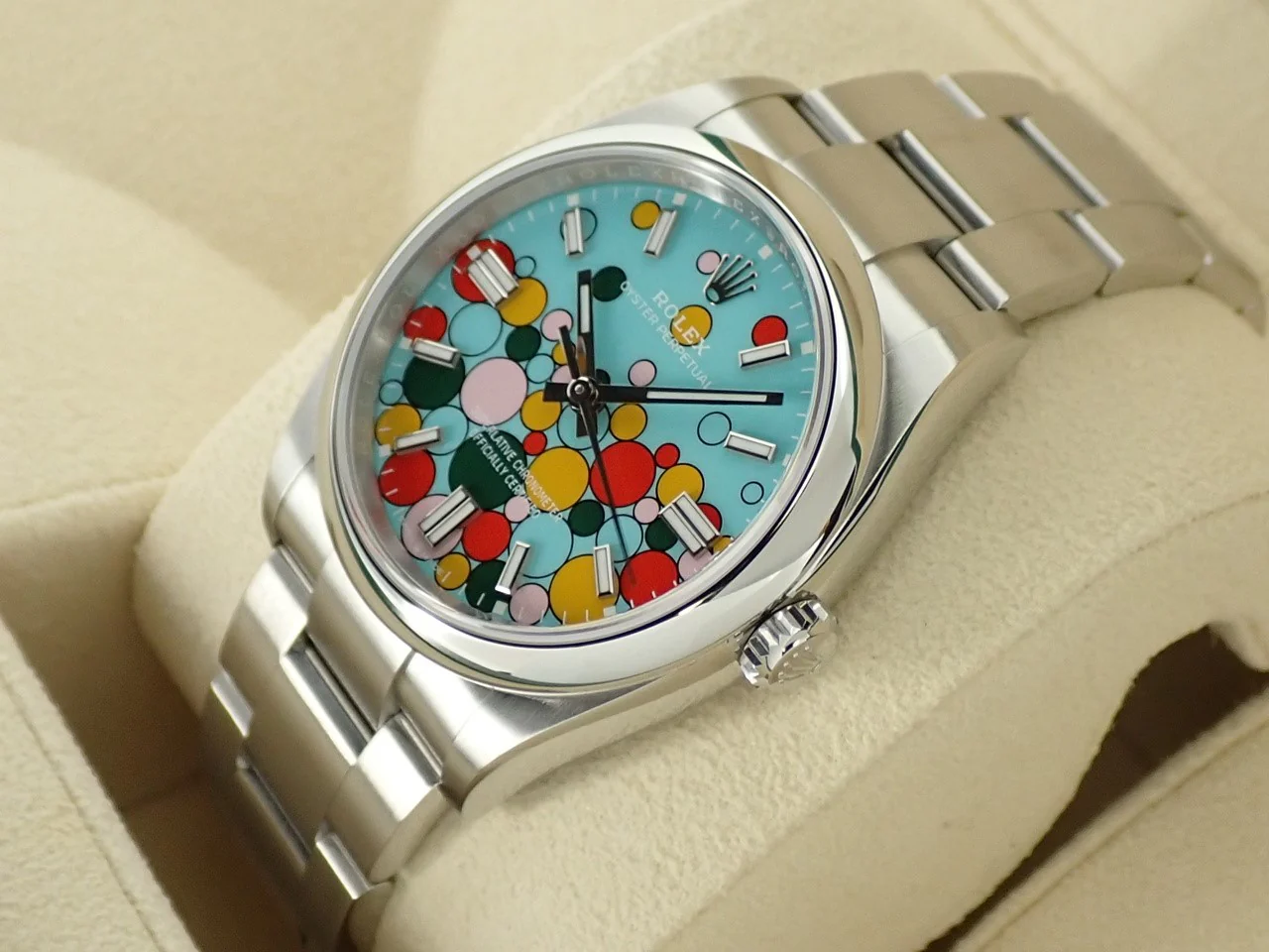 ロレックス オイスターパーペチュアル36 Ref.126000 ステンレススチール セレブレーションモチーフ文字盤 - Image 4