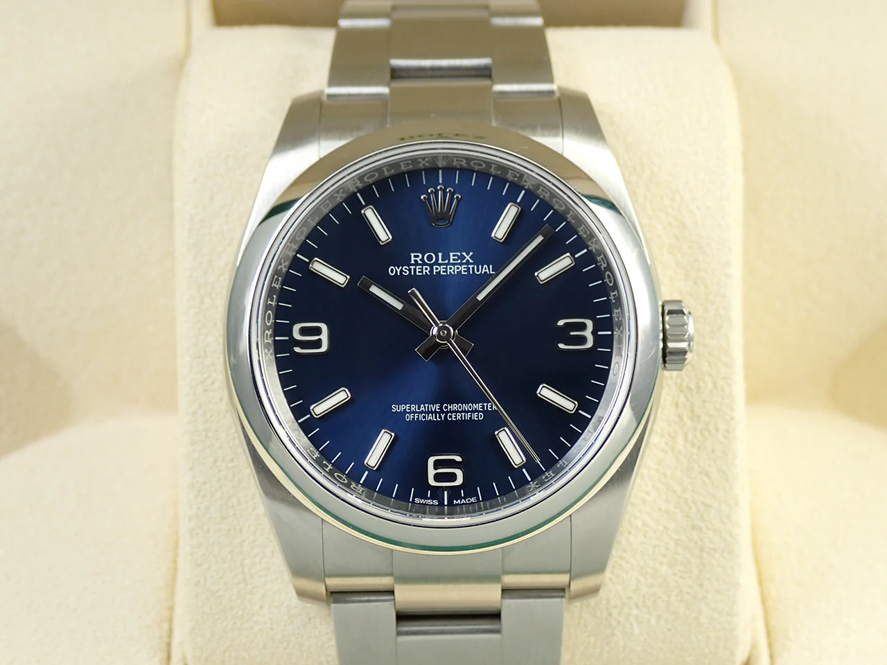 ロレックス オイスターパーペチュアル36 Ref.116000 ステンレススチール ブルー文字盤 - Image 2