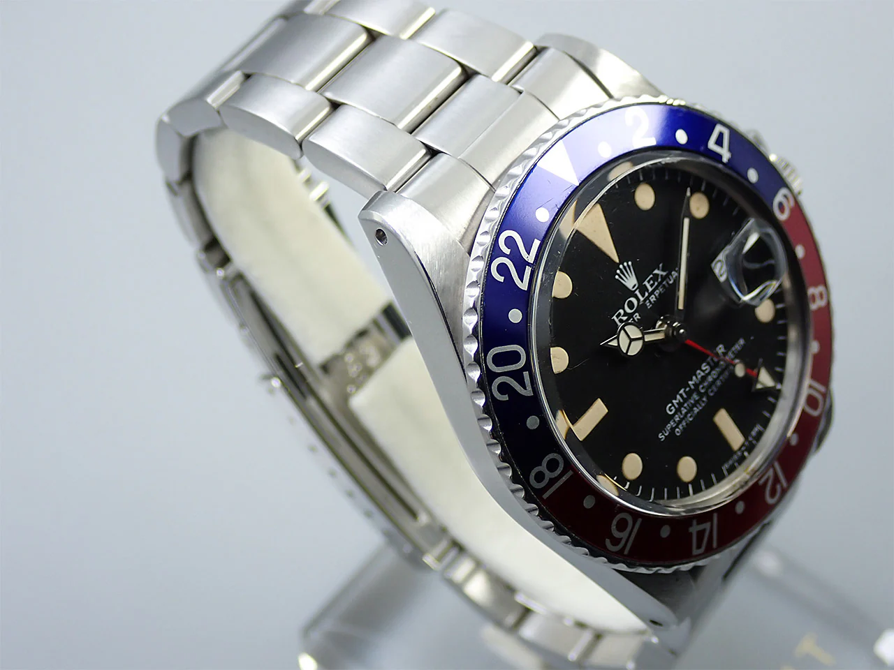 ロレックス GMTマスター Ref.1675 ステンレススチール ブラック文字盤 オイスターブレスレット - Image 5