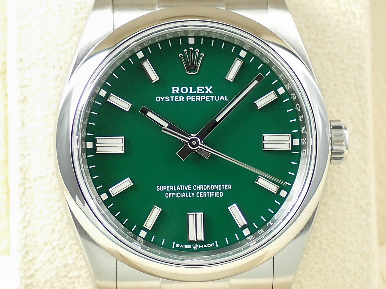 ロレックス オイスターパーペチュアル36 Ref.126000 ステンレススチール グリーン文字盤 - Image 3