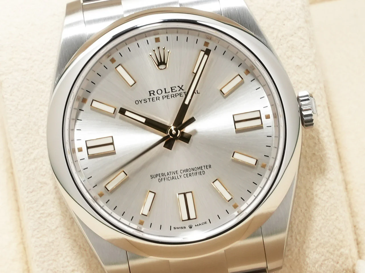 ロレックス オイスターパーペチュアル41 Ref.124300 ステンレススチール シルバー文字盤 - Image 3