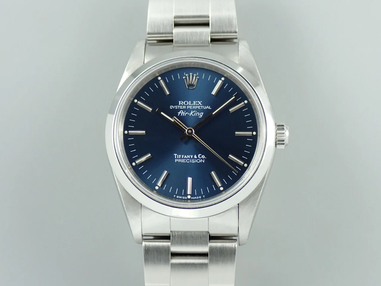 ロレックス エアキング Ref.14000 ステンレススチール ブルー文字盤 - Image 2