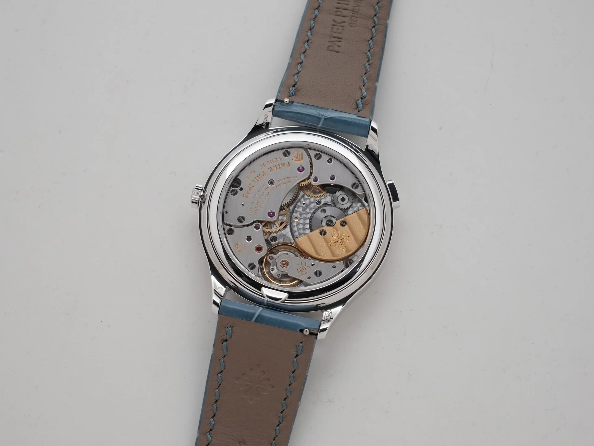 パテックフィリップ コンプリケーション ワールドタイム Ref.7130G-016 ホワイトゴールド ブルーグレー文字盤 - Image 6