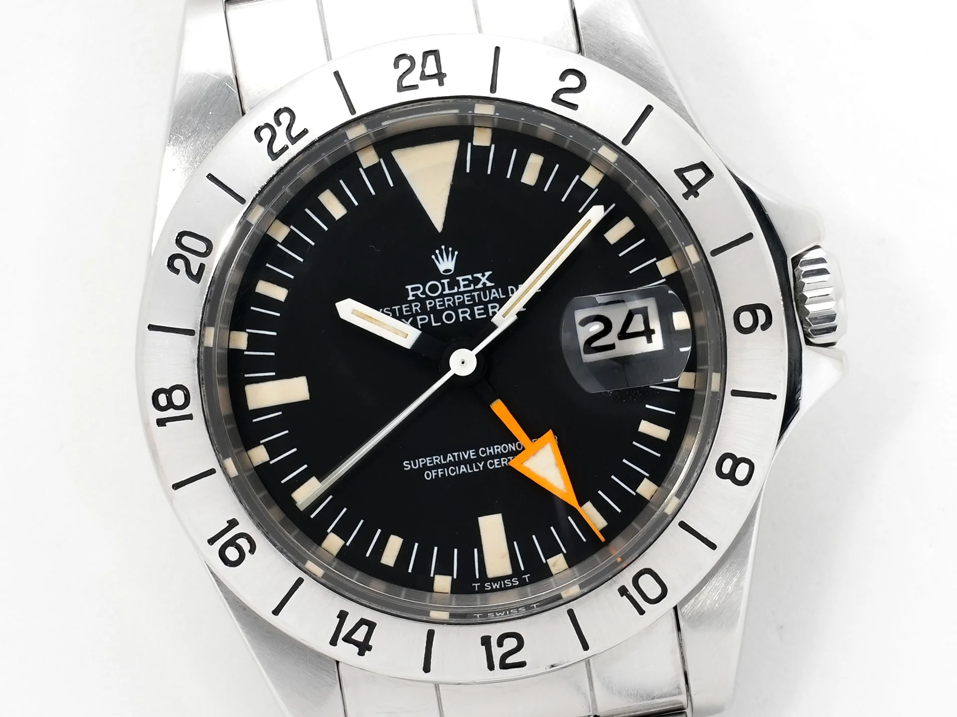 ロレックス エクスプローラーII Ref.1655 ステンレススチール ブラック文字盤 オイスターブレスレット 中古 xfyu9dp8 - Image 3