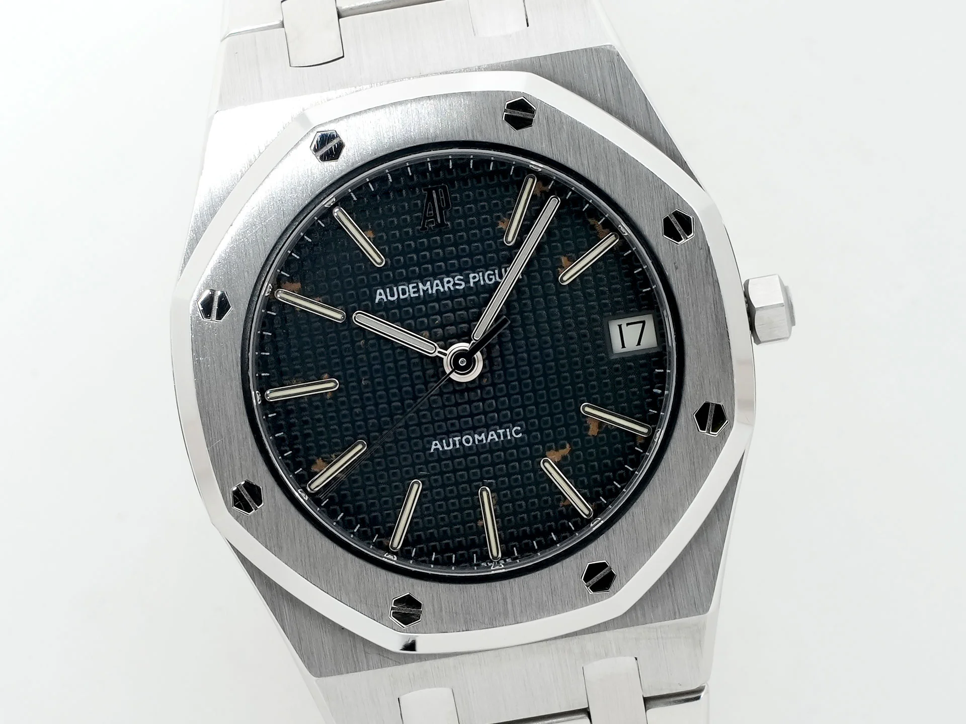 オーデマピゲ ロイヤルオーク Ref.14100ST.OO.0477ST.01 ステンレススチール ブラック文字盤 中古 xgomb77f - Image 3