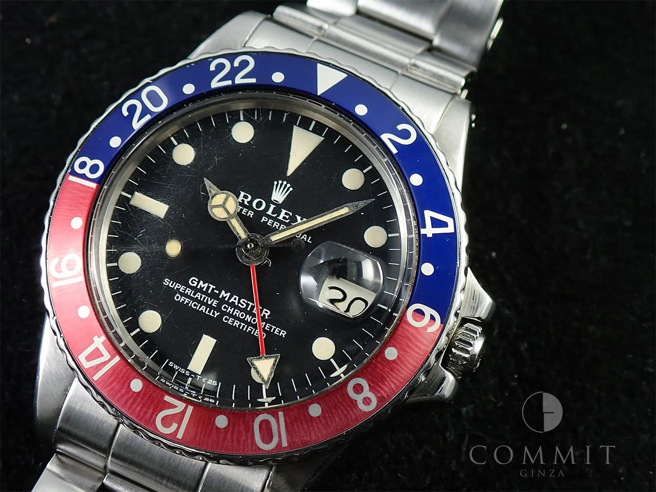 ロレックス GMTマスター Ref.1675 ステンレススチール ブラック文字盤 オイスターブレスレット - Image 17