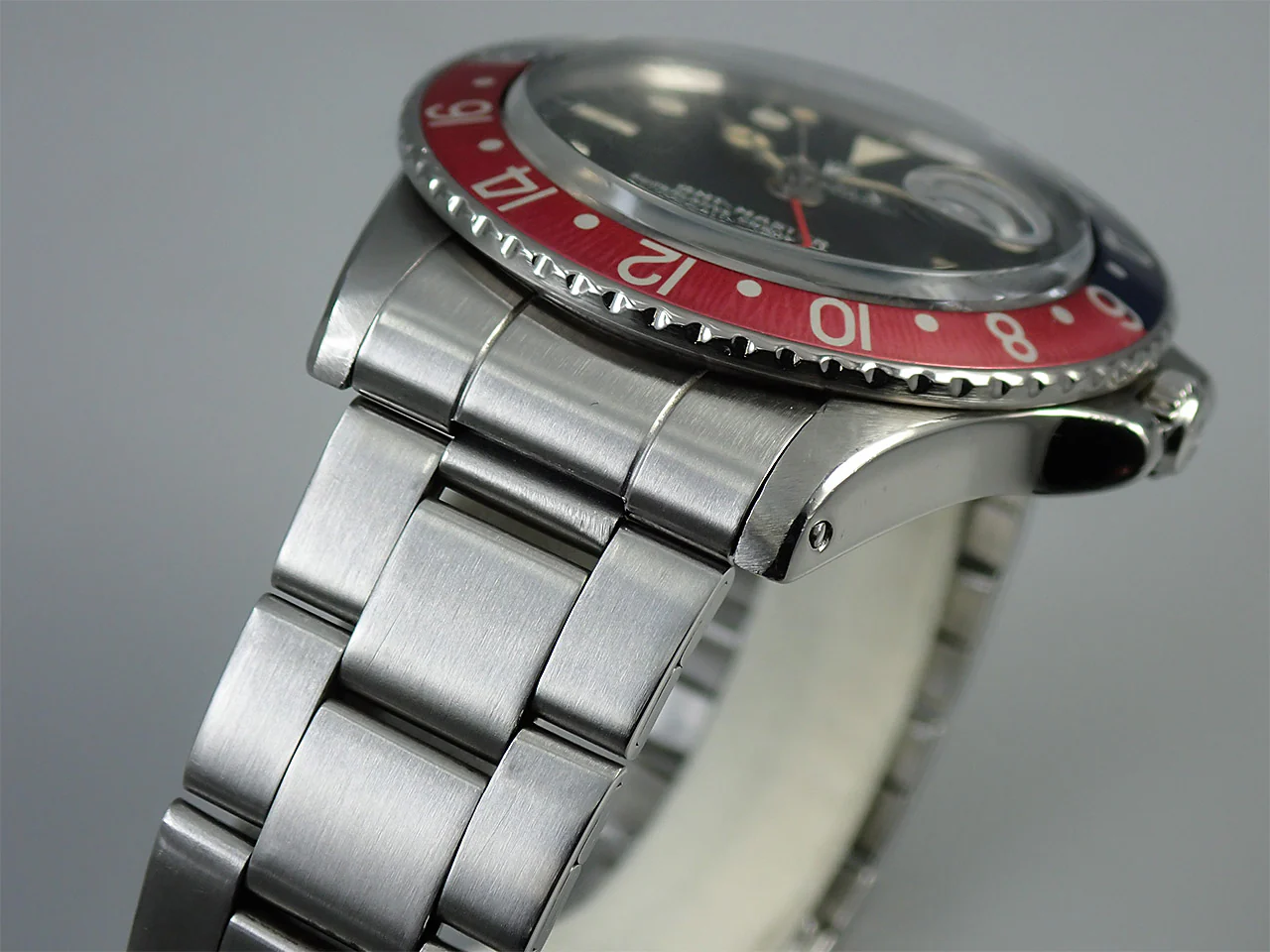 ロレックス GMTマスター Ref.1675 ステンレススチール ブラック文字盤 オイスターブレスレット - Image 6