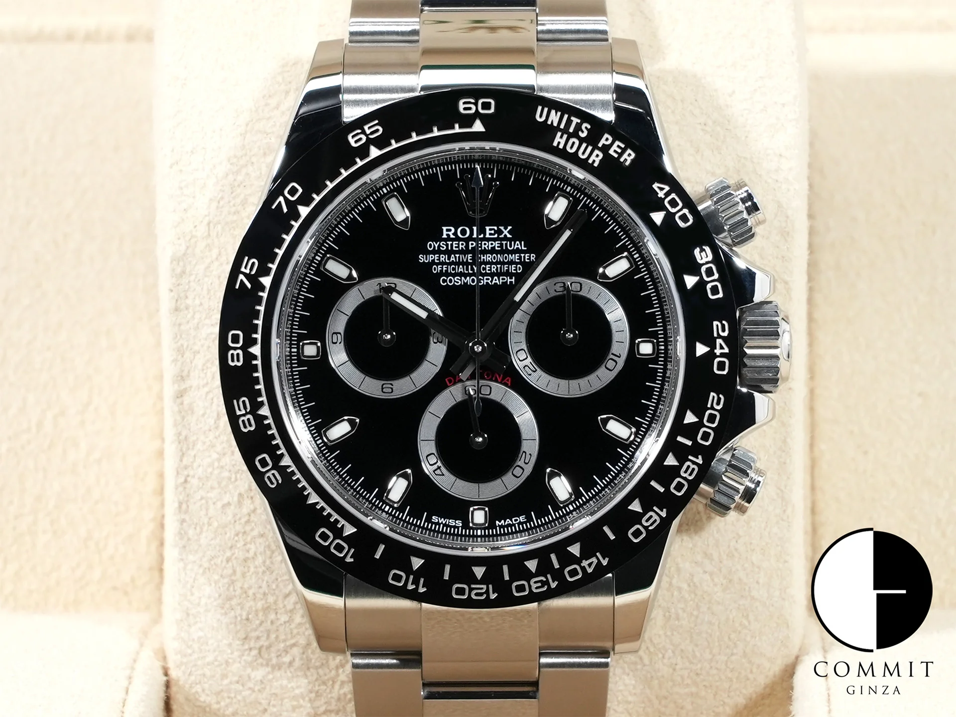 ロレックス デイトナ Ref.116500LN ステンレススチール ブラック文字盤