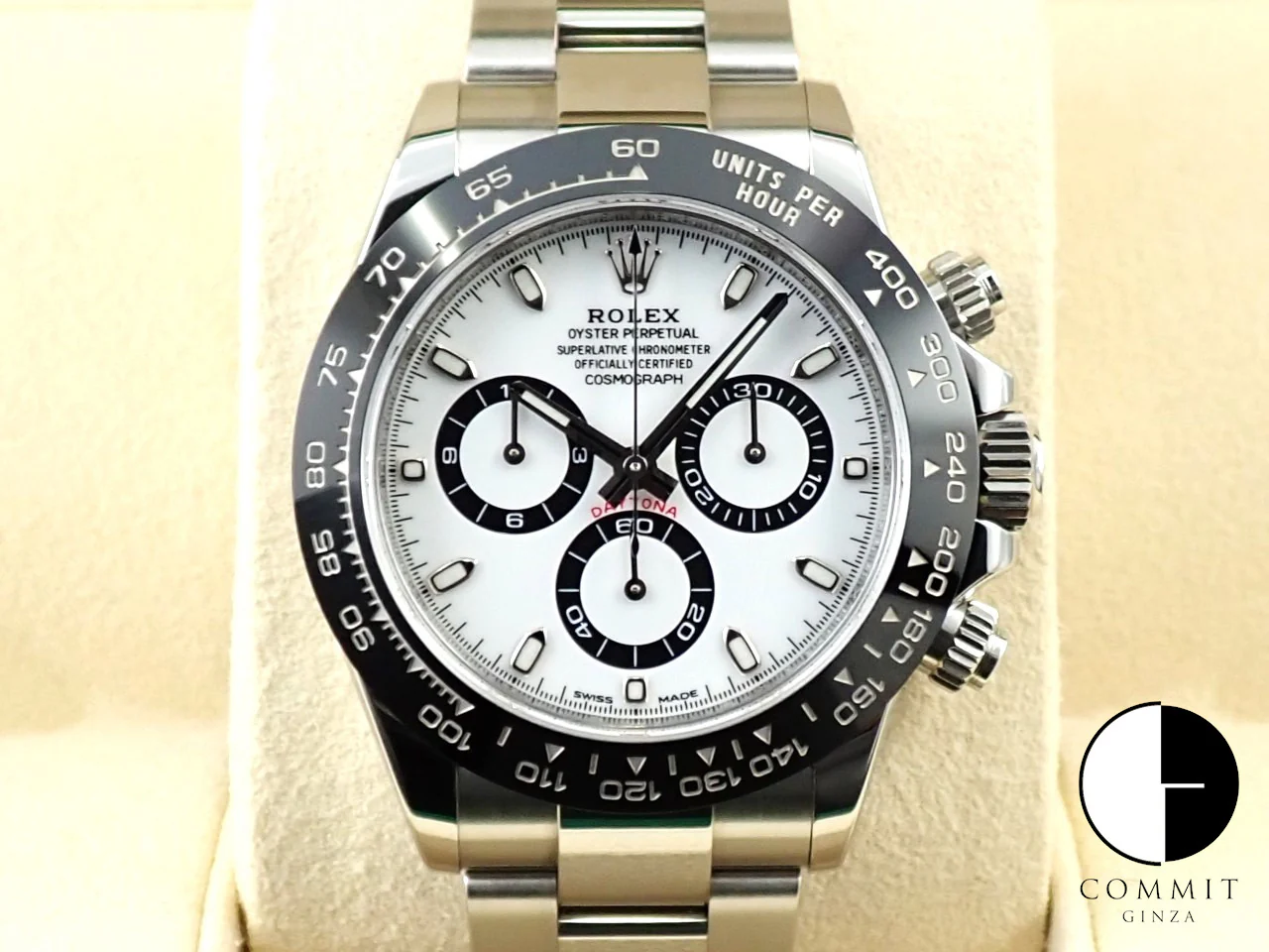 ロレックス デイトナ Ref.116500LN ステンレススチール ホワイト文字盤