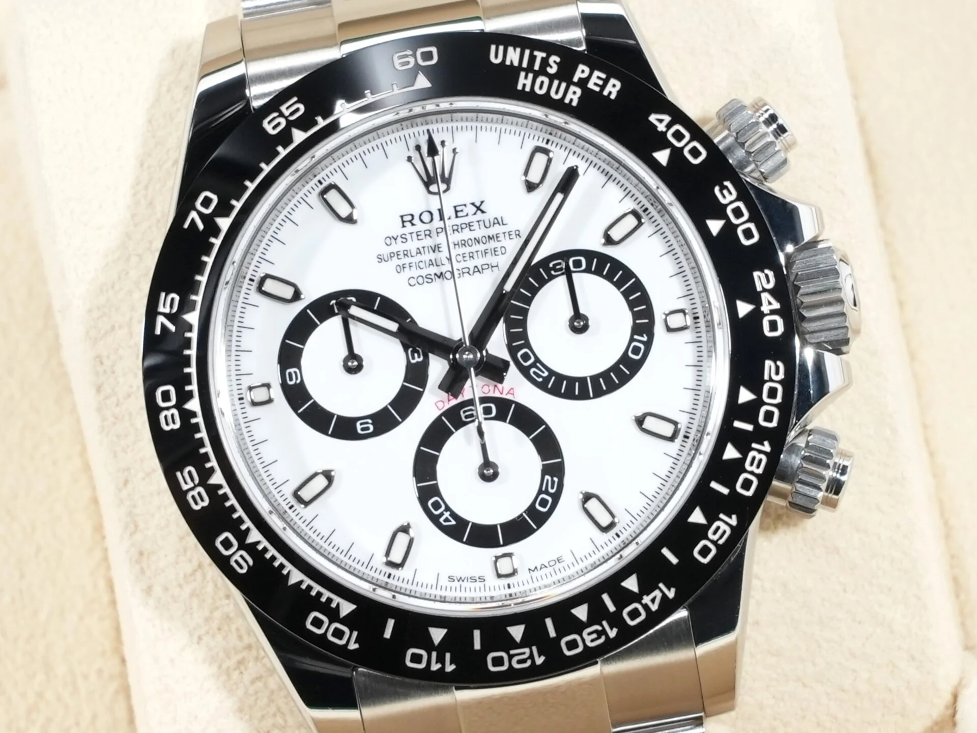 ロレックス デイトナ Ref.116500LN ステンレススチール ホワイト文字盤 - Image 3