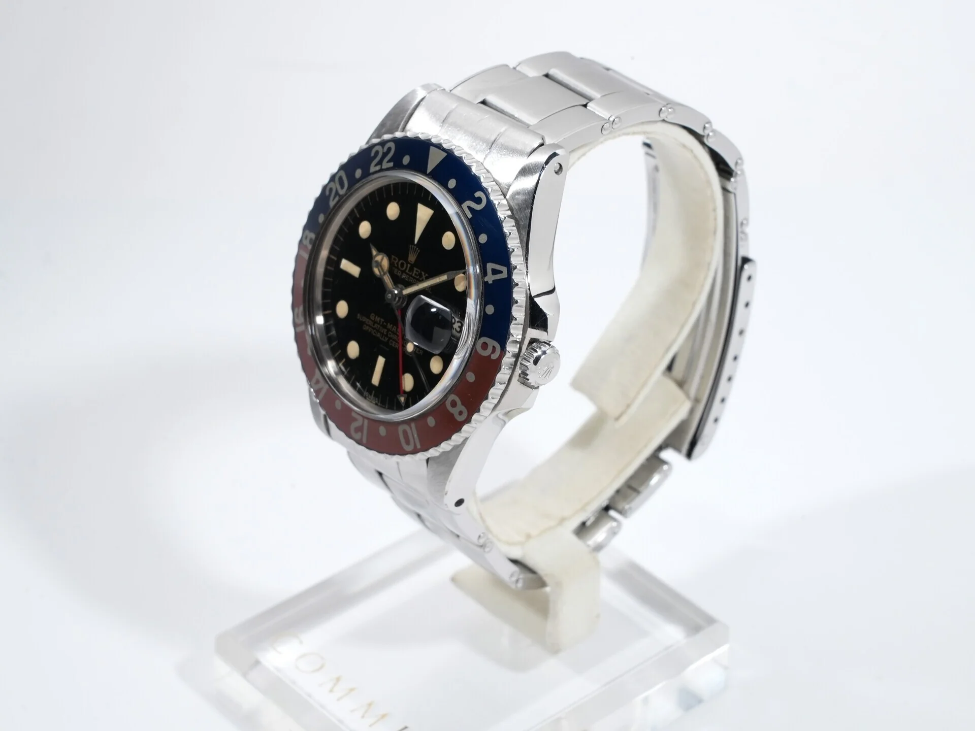ロレックス GMTマスター Ref.1675 ステンレススチール ブラック文字盤 オイスターブレスレット 中古 xr8sc3ra - Image 4