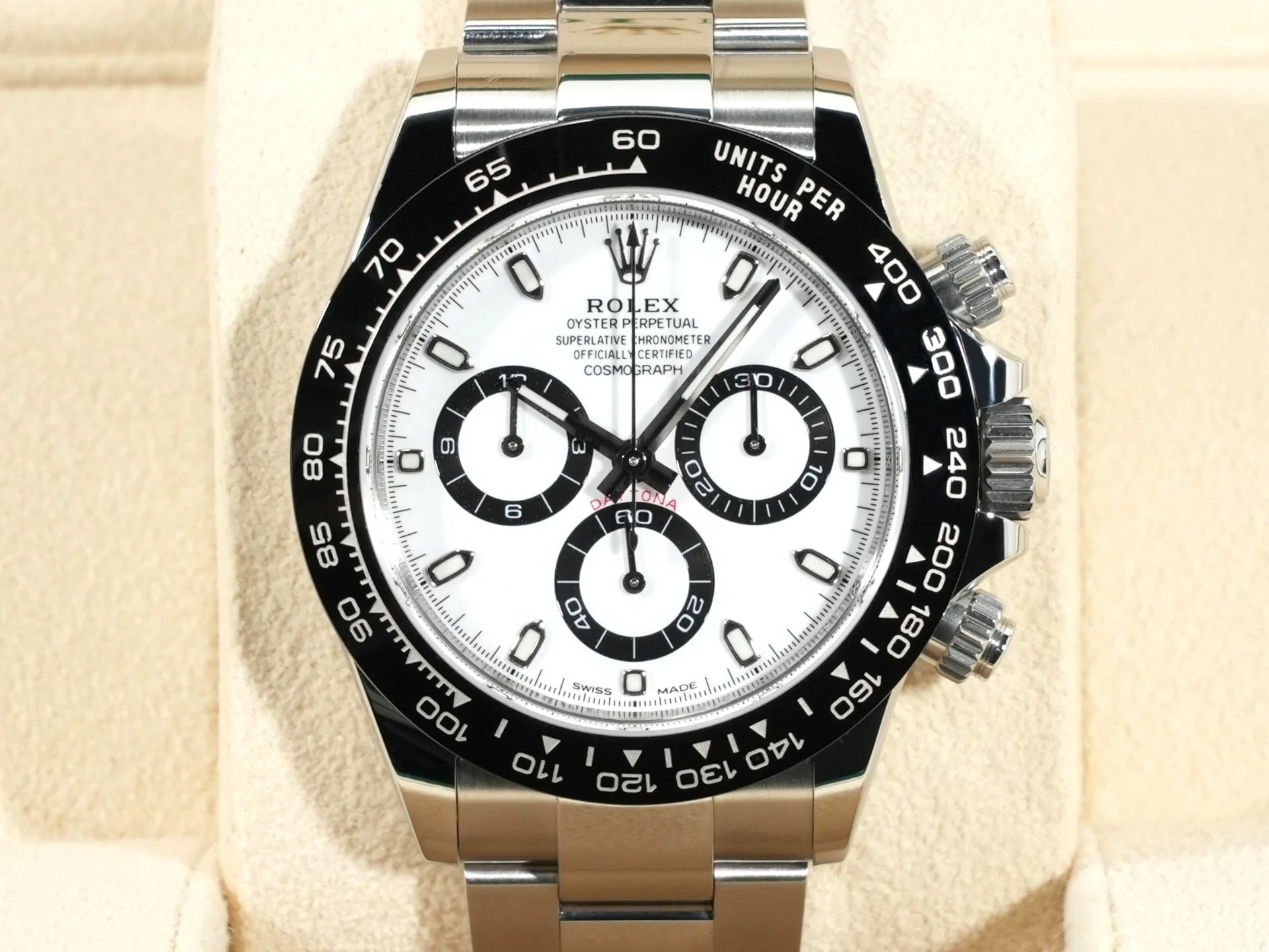 ロレックス デイトナ Ref.116500LN ステンレススチール ホワイト文字盤 - Image 2