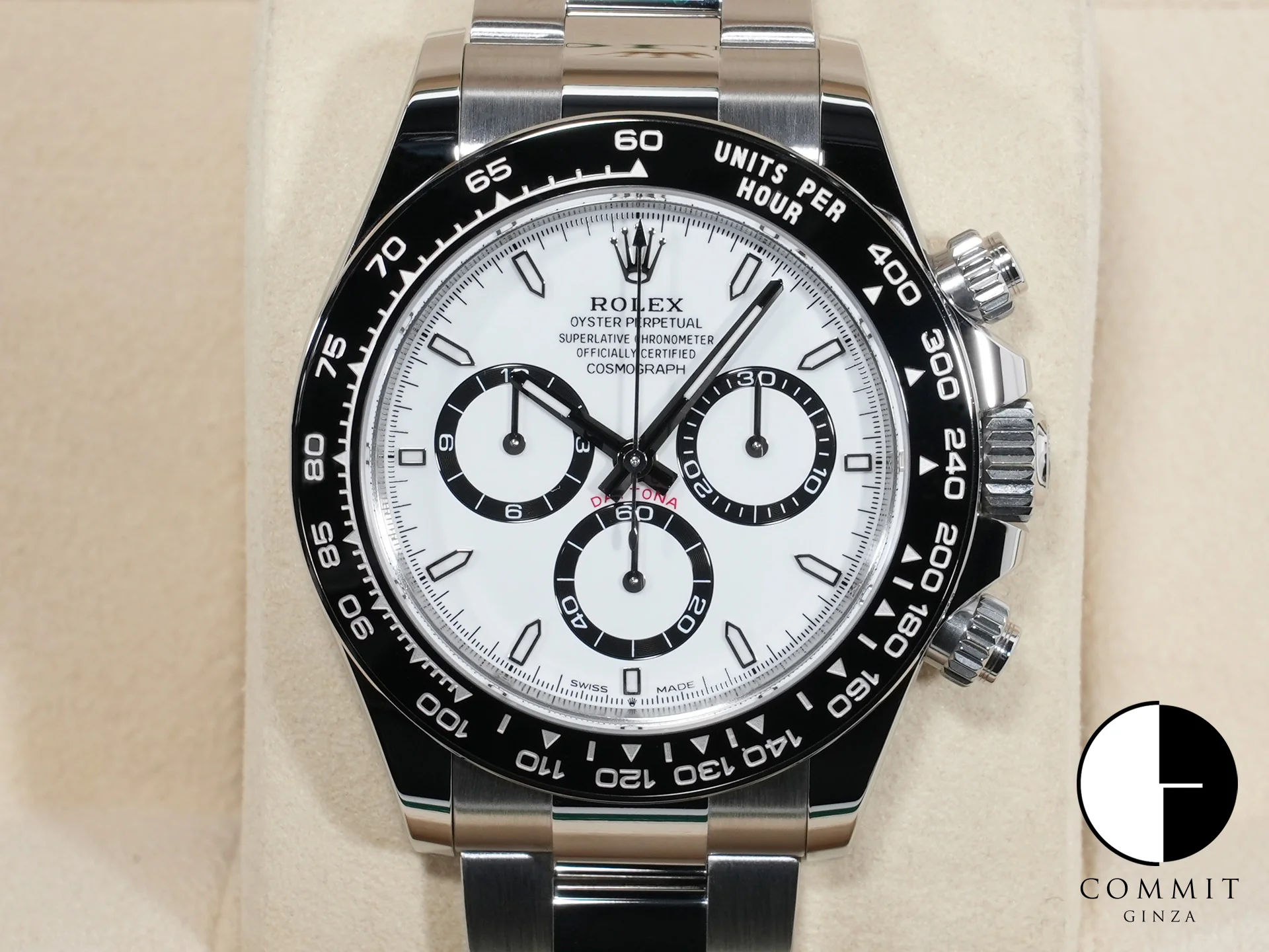 ロレックス デイトナ Ref.126500LN ステンレススチール ホワイト文字盤