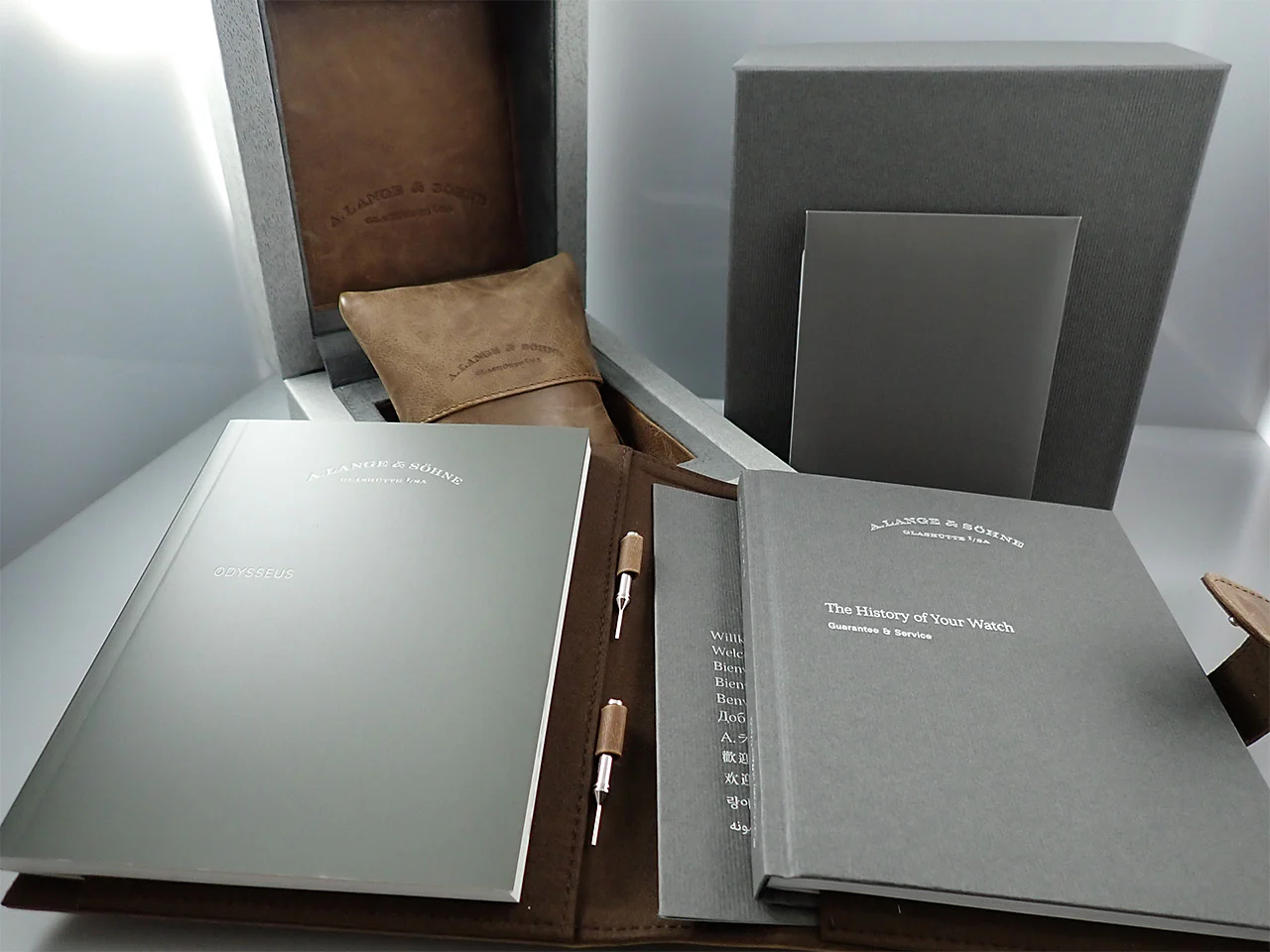 A.ランゲ＆ゾーネ オデュッセウス Ref.363.179 ダークブルー文字盤 未使用 Y0H22398 - Image 8