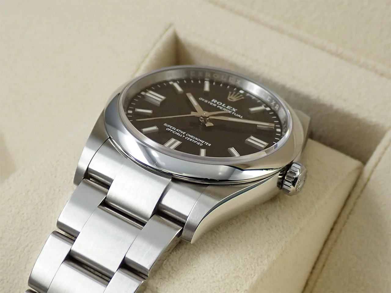 ロレックス オイスターパーペチュアル36 Ref.126000 ステンレススチール ブラック文字盤 - Image 6
