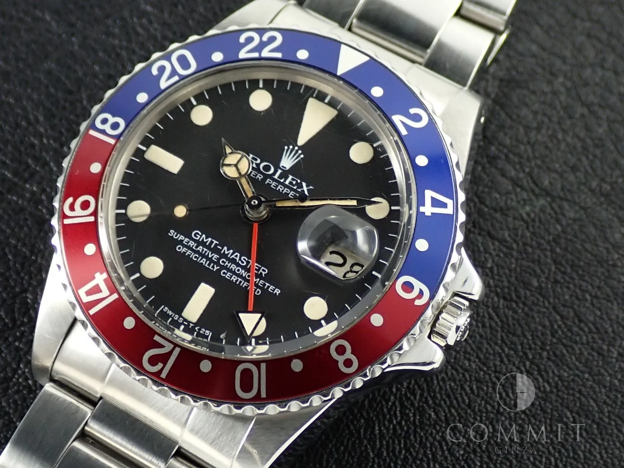 ロレックス GMTマスター Ref.1675 ステンレススチール ブラック文字盤 オイスターブレスレット - Image 15
