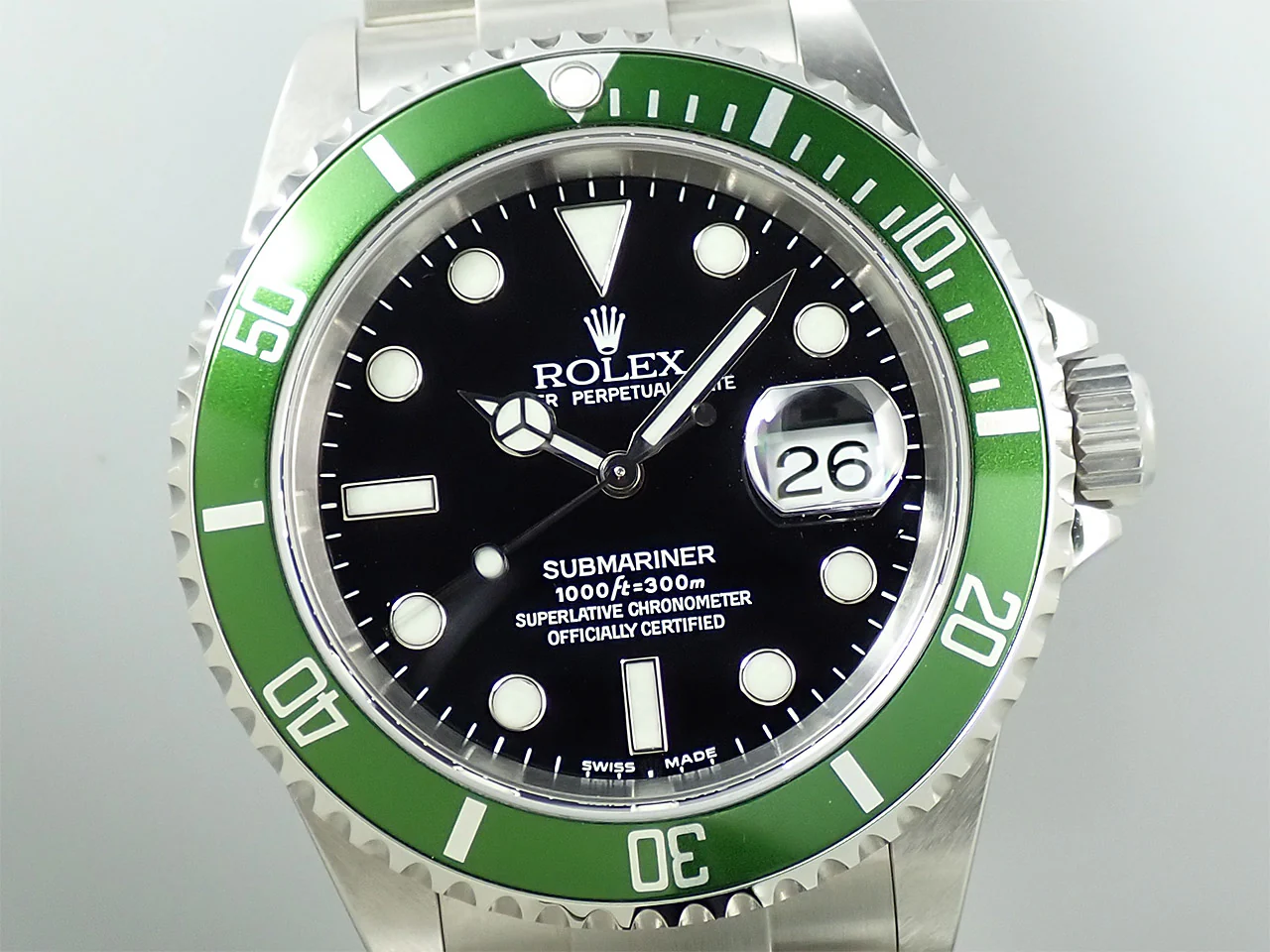 ロレックス サブマリーナー デイト Ref.16610LV ステンレススチール ブラック文字盤 - Image 3