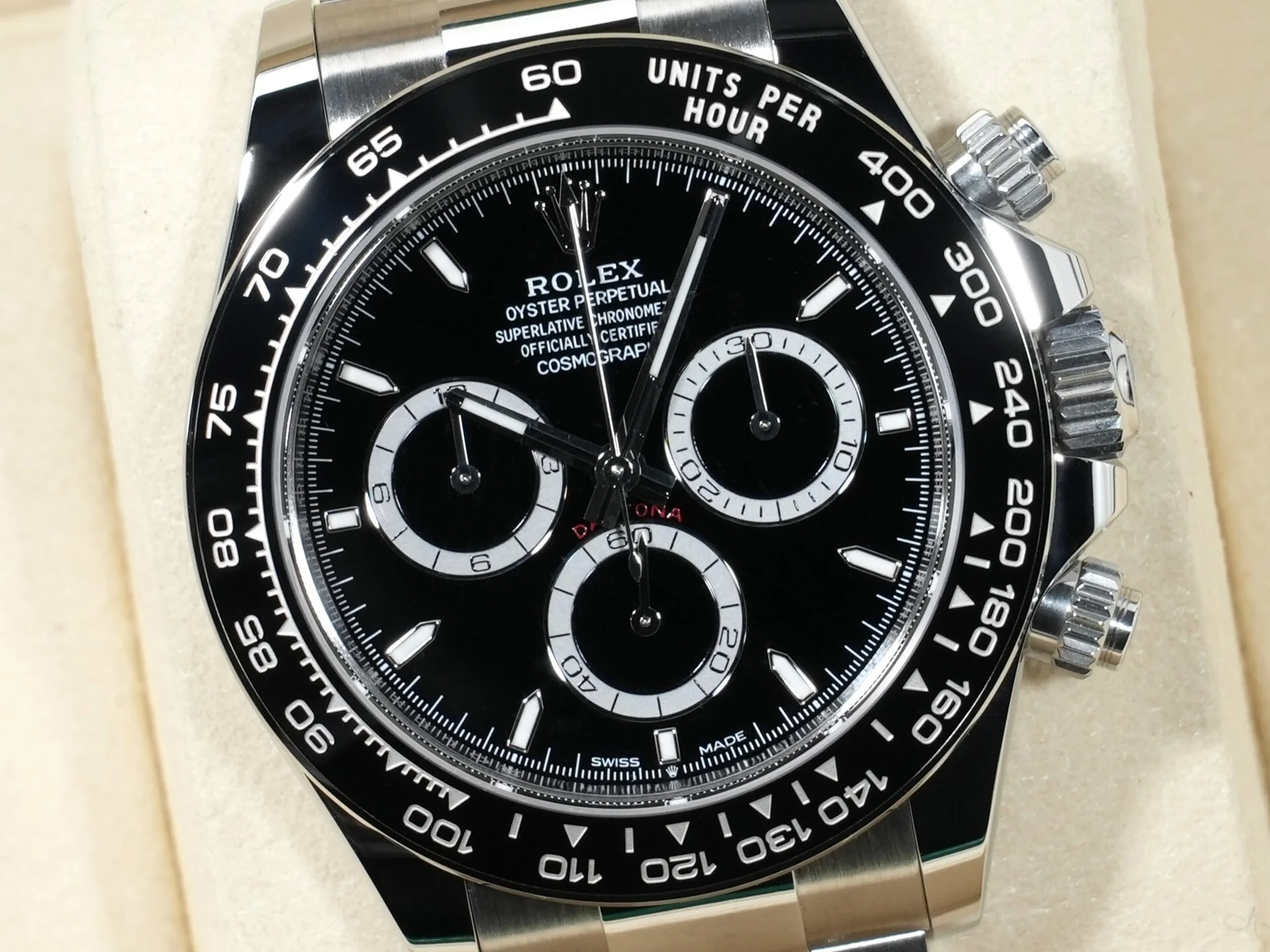ロレックス デイトナ Ref.126500LN ステンレススチール ブラック文字盤 未使用 y8jfiu78 - Image 3