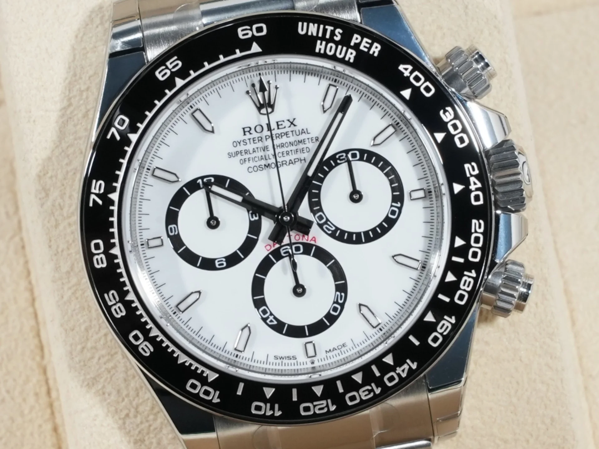 ロレックス デイトナ Ref.126500LN ステンレススチール ホワイト文字盤 - Image 3