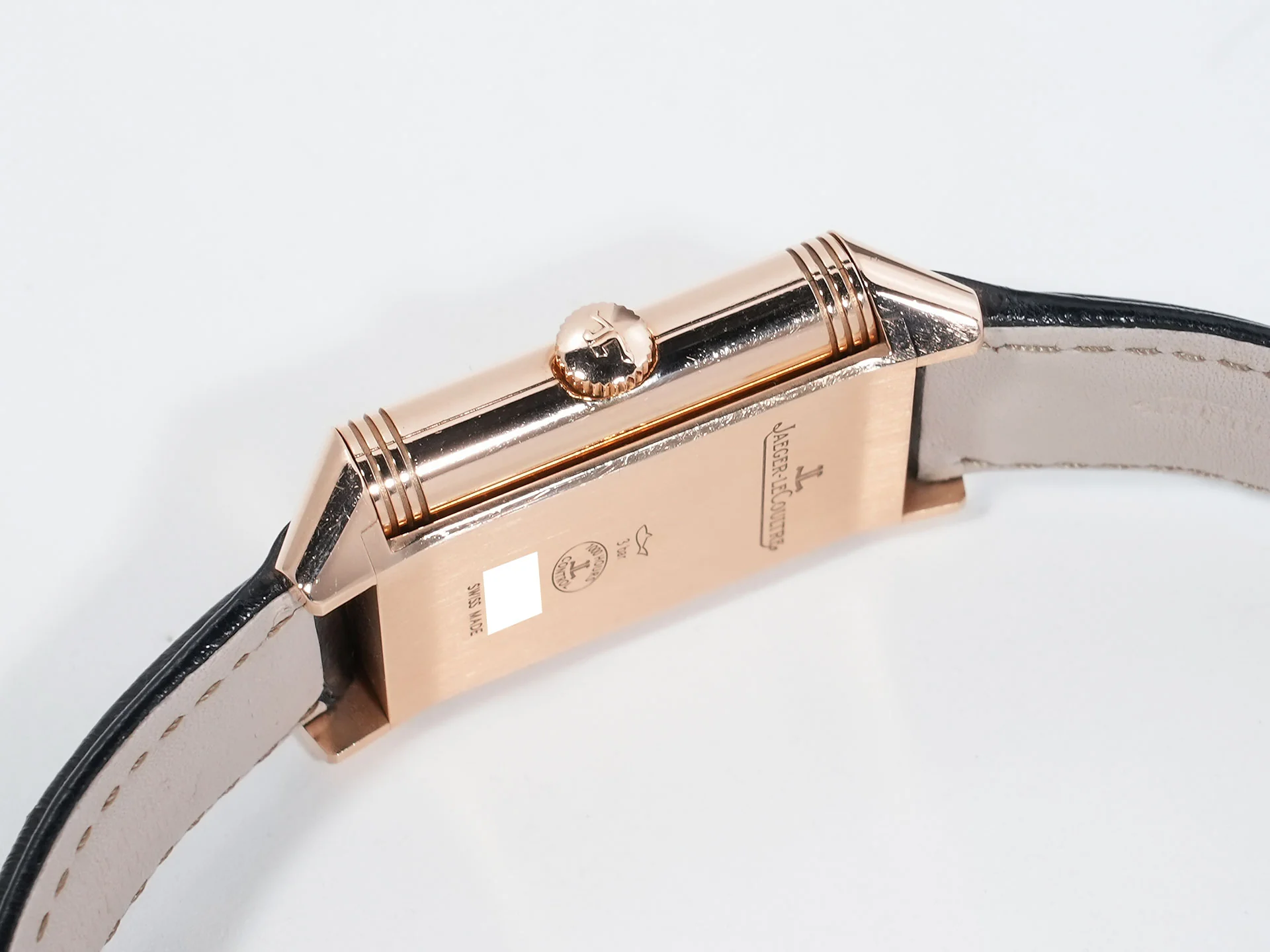 ジャガールクルト レベルソ クラシック ラージ デュオ Ref.Q3832420 ピンクゴールド シルバー文字盤 中古 ygqik38k - Image 6
