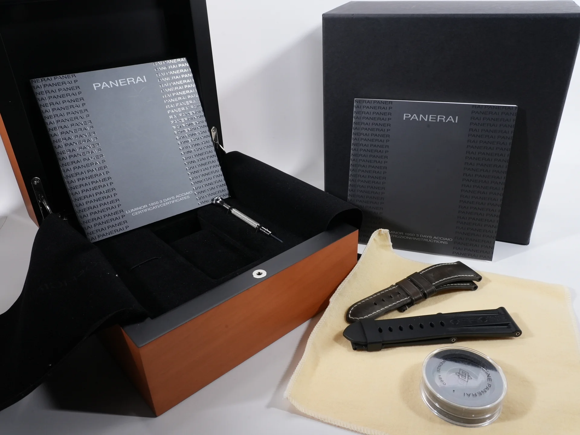 パネライ ルミノール 1950 3DAYS FIRENZE Ref.PAM00605 グレー文字盤 中古 yh6hm37f - Image 12