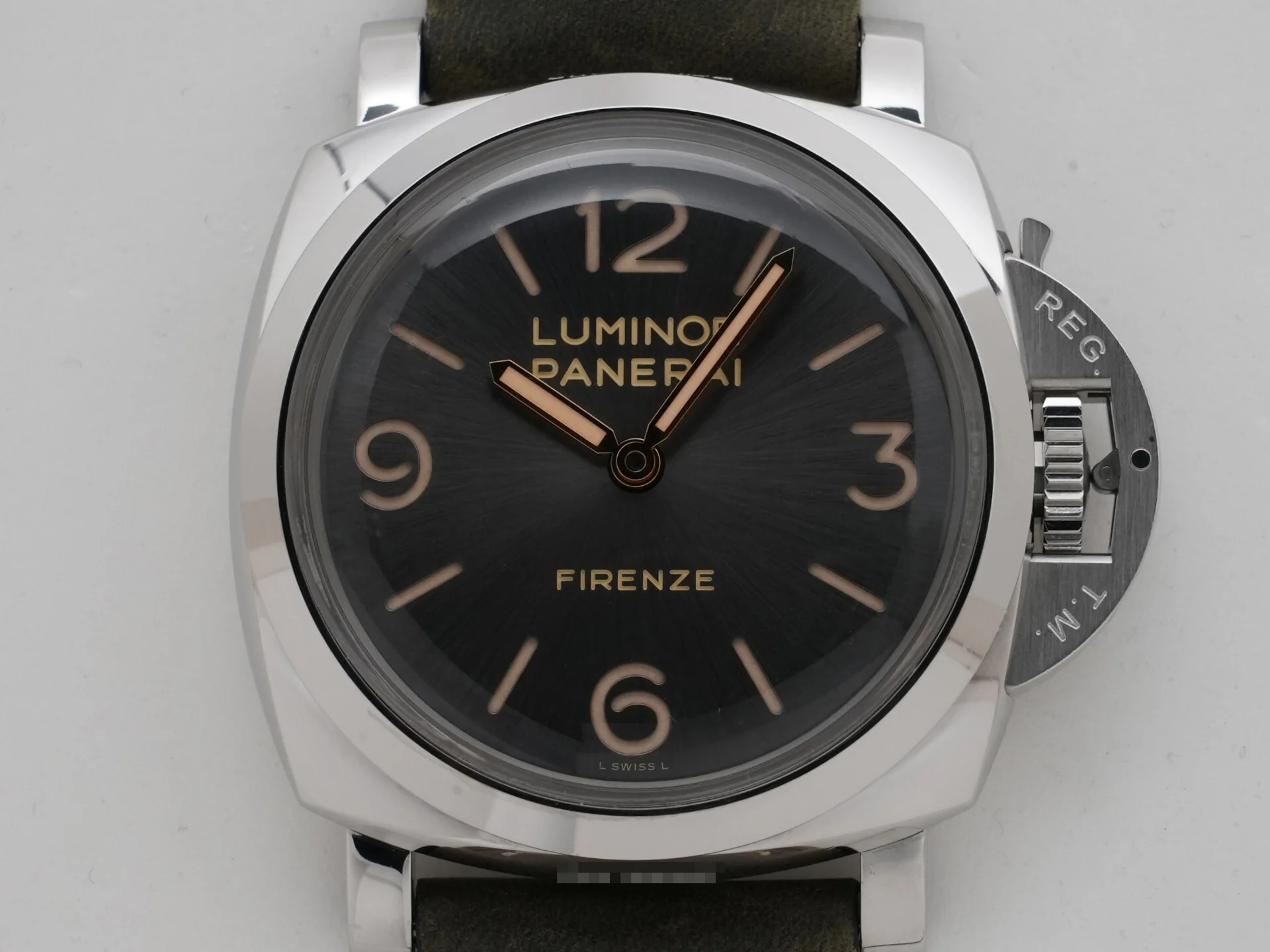 パネライ ルミノール 1950 3DAYS FIRENZE Ref.PAM00605 グレー文字盤 中古 yh6hm37f - Image 2