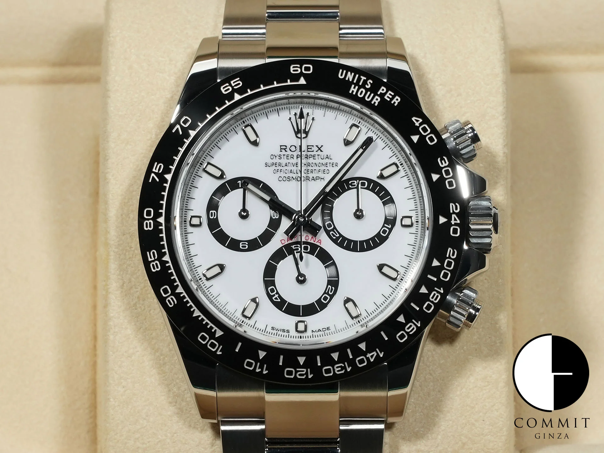 ロレックス デイトナ Ref.116500LN ステンレススチール ホワイト文字盤