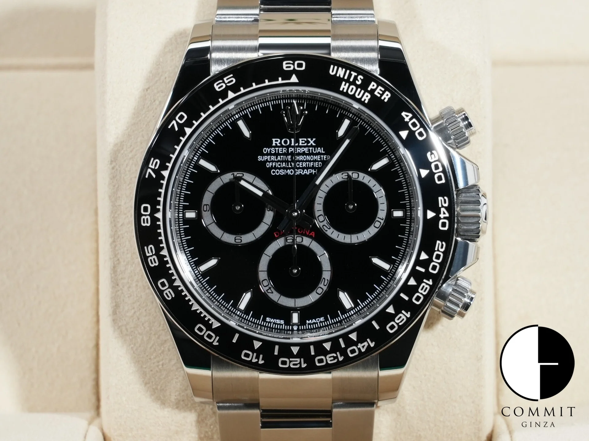 ロレックス デイトナ Ref.126500LN ステンレススチール ブラック文字盤