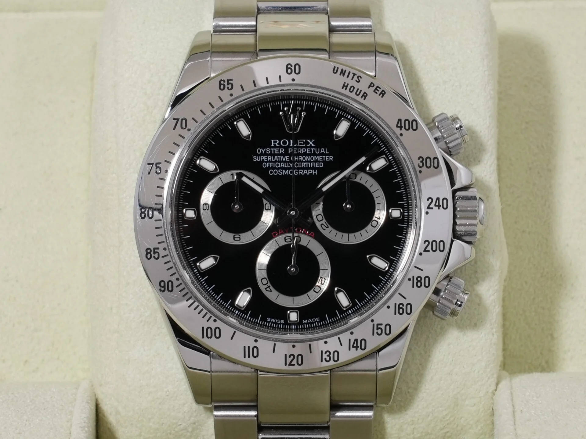 ロレックス デイトナ Ref.116520 ステンレススチール ブラック文字盤 中古 ypqywm79 - Image 2